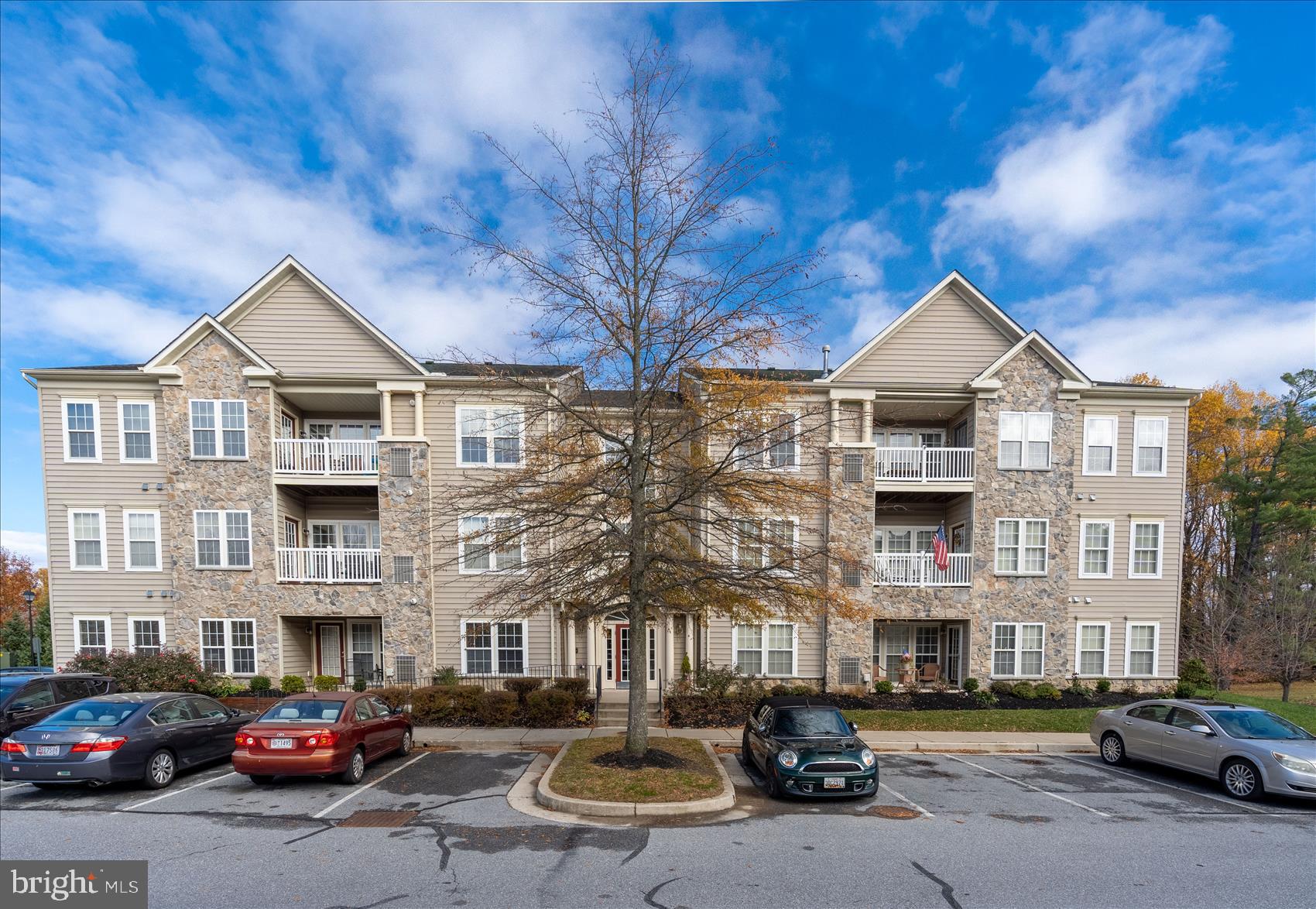 Don't miss this nice condo unit in a private, gated community with comfort and security. This home has over 1300 square feet of living space and features spacious room sizes, recessed lights, carpet floors, formal living/dining combo, nice size kitchen with granite counters and appliances, two large bedrooms with built-in closet, full bath with dual vanity and separate shower, and a walk in access from the patio. Enjoy the various amenities that this condo brings such as security, elevator, clubhouse, exercise room, outdoor pool, walking trails and more!  All this in the heart of Historic Reisterstown.