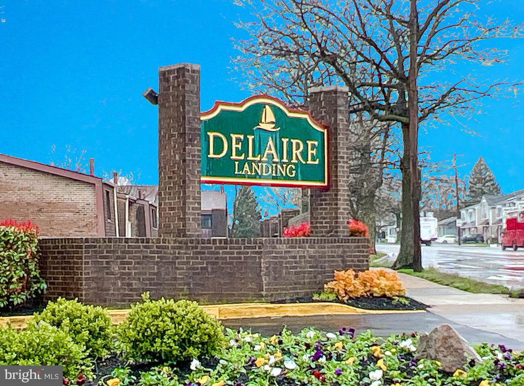 Here is a fantastic opportunity to own this 2 bedroom, 1.5 bathroom condominium in the friendly community of Delaire Landing. This villa style  2nd floor condo has spacious living and dining areas, a galley kitchen and laundry room. The master bedroom has sliding glass doors and a Juliet balcony overlooking a parklike setting which also provides great cross ventilation. The second bedroom is also a generous size and there is plenty of closet space throughout.  There is a generously sized laundry room off the hallway for your convenience. These units are solidly built and are quite soundproof.

The HVAC is serviced and well maintained. This unit had major renovations in May 2026, including new carpet, all new windows and sliding glass door and fresh paint throughout the house. The water heater was replaced in 2023.

Click on video camera icon above main photo to view virtual tour.

The condo fee in Delaire Landing includes many amenities: gated entry, 24/7 security, Xfinity cable boxes for 2 TVs, water, snow & trash removal, and common area maintenance. It's a short stroll to the clubhouse with a fitness center, game room and library, where there are frequent events and activities to meet with friendly neighbors. Also, two outdoor pools to enjoy in the summer, as well as tennis courts, playground, BBQ grills and a gorgeous observation deck overlooking the Delaware River. Close to all shopping and I-95, but away from the hustle and bustle of the city. Parking is convenient and plentiful. The Delaire Landing location is one of Philadelphia’s best kept secrets - come see it today!