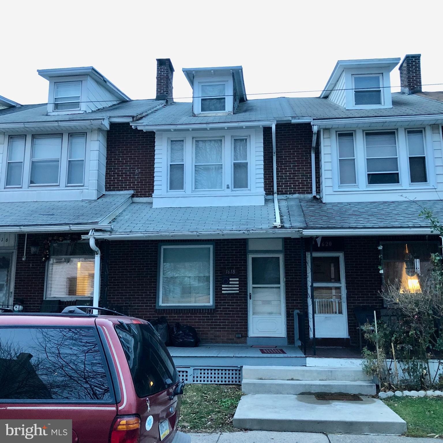 Great location with off street parking. Walking distance to Albright College. Newer gas furnace, kitchen has been updated. Bring your imagination and make this house your home.