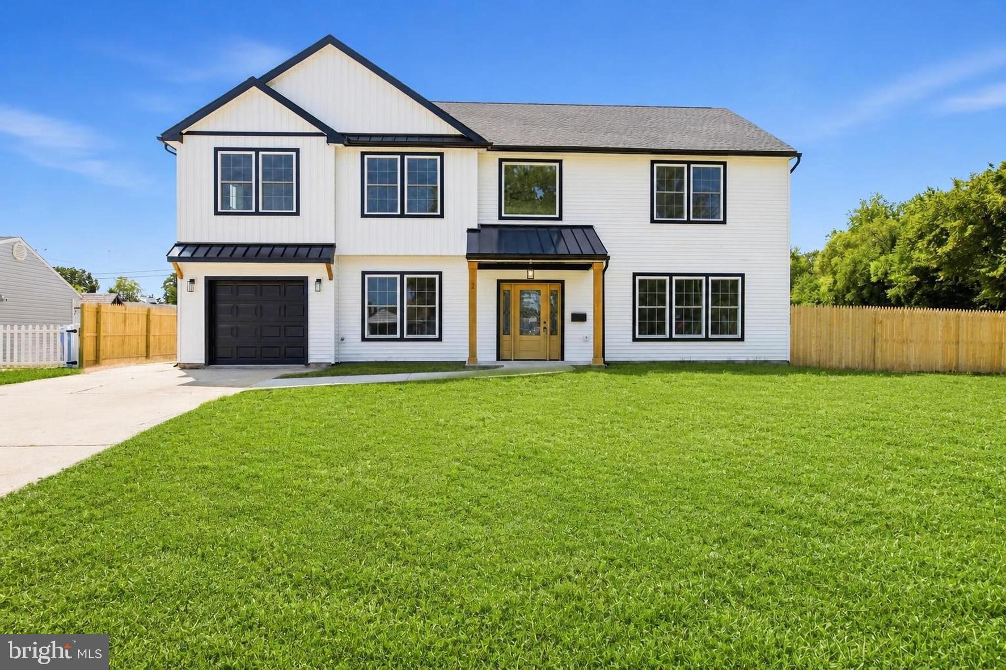 Welcome to Luxury Living in Stonybrook! Experience exceptional craftsmanship and modern elegance in this stunning new construction 4-bedroom, 3-bath Colonial, where every detail has been thoughtfully designed to impress. From the moment you arrive, the extended driveway, charming covered front porch, and striking contemporary entry door create an unforgettable first impression. Step inside to a bright, open interior featuring beautiful luxury laminate flooring, an elegant staircase with contrasting dark railings, and sophisticated finishes throughout. A formal living room with classic wainscoting welcomes guests, while the expansive family room flows seamlessly into the heart of the home—a spectacular designer kitchen. Perfect for entertaining, the gourmet kitchen boasts a dramatic quartz center island with designer pendant lighting, custom cabinetry, glass tile backsplash with gold accents, stainless steel appliances, a farmhouse sink, and a spacious breakfast area overlooking the backyard. The main level also offers a generously sized laundry room and a beautifully appointed full bath featuring porcelain tile, a floating vanity, and a stylish black-and-white geometric tiled shower. Upstairs, a versatile loft provides the perfect flex space for a home office, media room, play area, or potential fifth bedroom. The luxurious primary suite is your private retreat, complete with a spacious walk-in closet and spa-inspired En-suite bath featuring a dual quartz vanity and oversized glass-enclosed shower. Three additional bedrooms and another beautifully finished full bath complete the second floor. Designed with today's lifestyle in mind, this energy-efficient home includes brand-new windows, roof, electric heat, and a newly installed privacy fence surrounding the expansive backyard. Relax or entertain year-round beneath the covered rear patio—an ideal outdoor living space. Conveniently located near shopping, dining, and major commuter routes with easy access to Philadelphia, New York, and New Jersey, this exceptional home offers the perfect combination of luxury, comfort, and convenience. Move-in ready and built to impress—schedule your private showing today before this incredible opportunity is gone!
