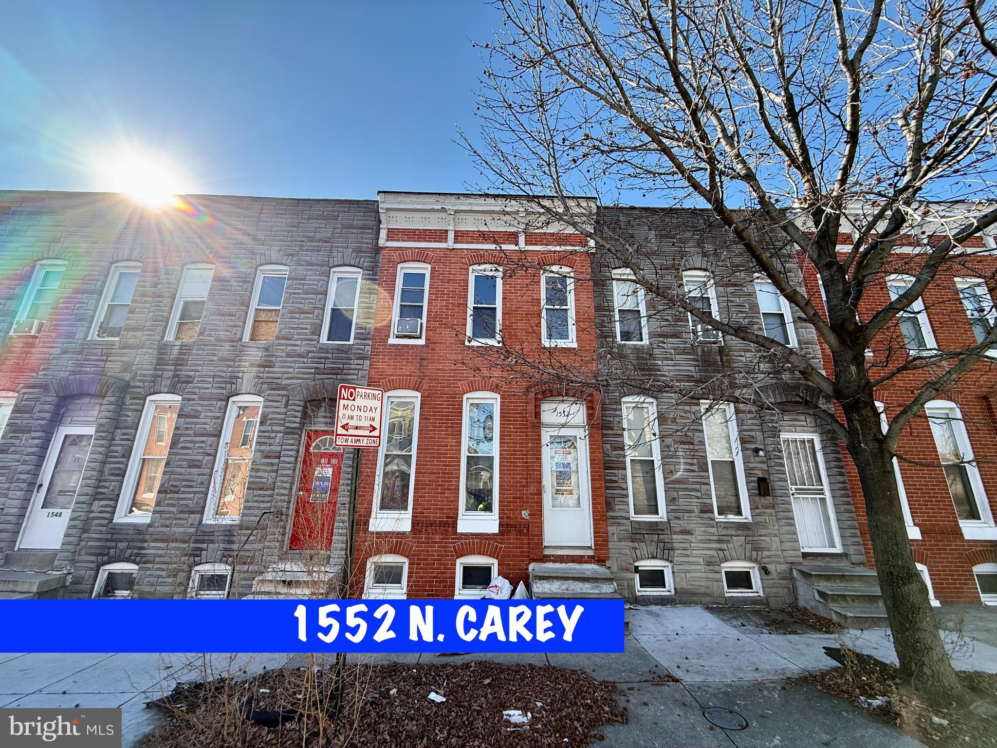Brick interior rowhome offering 3 bedrooms and 1 full bath with a full basement. Property features a three-story layout and classic Baltimore architecture. Ideal opportunity for investors or owner-occupants looking to renovate and build equity. Previously utilized as a rental with strong income potential. Located within Baltimore City with convenient access to major corridors and neighborhood amenities. Property sold strictly as-is. Buyer to verify ground rent and all property details.