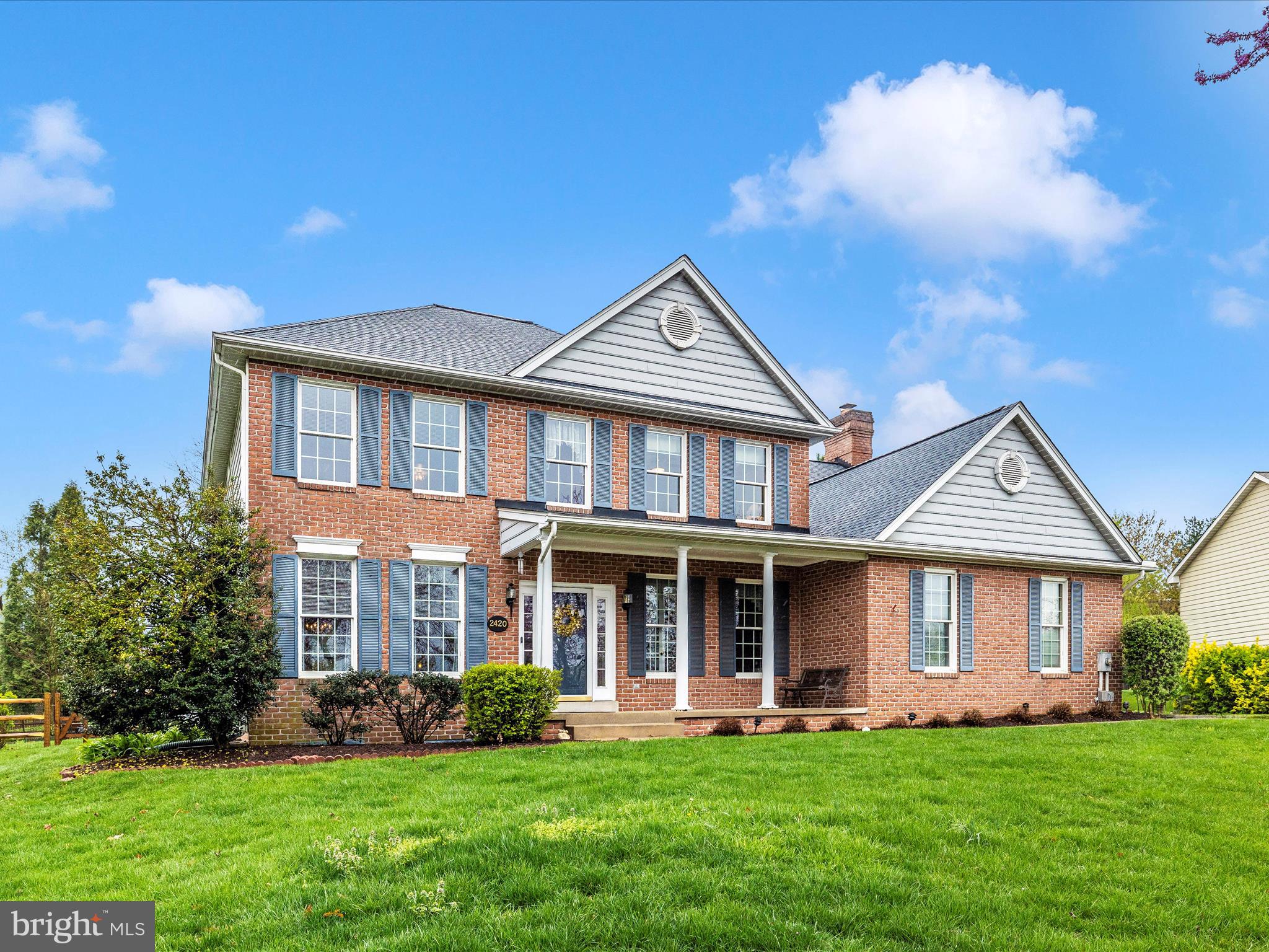Welcome to 2420 Cobblestone Way, Frederick, MD. This majestic Ausherman home in Whittier, located on a premium lot across from Cobblestone Park, is the one you have been waiting for! This beautiful home features a front porch with room for seating and opens to a lovely two-story foyer. To the right of the foyer is a private office/den ideal for remote work. The updated kitchen features beautiful 42” cabinets, granite counters, a large island, gas cooking and a breakfast area. The family room is right off the kitchen and features a gorgeous brick fireplace with a gas insert. There is a large deck which is great for entertaining and accessing the fenced backyard. The 2nd floor has a large primary suite featuring a ceiling fan, a huge walk-in closet and an updated bathroom. There are 4 additional large bedrooms upstairs, all with ceiling fans and closet organizers. And the hall bath is updated too! The lower level is a blank slate awaiting your future recreation room, theater room, flex space or guest suite. The side load garage is oversized and there is even extra driveway space for guests or family. The fenced backyard is private and features mature landscaping and a convenient shed. All this in the popular community of walkable Whittier. Amenities include sidewalks, streetlights, tot lots, playgrounds, sport fields and a 5-acre lake. There is also a convenient shopping center including restaurants, shopping and services. And Whittier is 15 minutes to historic Frederick, MD with more restaurants, shopping and entertainment. Make your appointment today!
