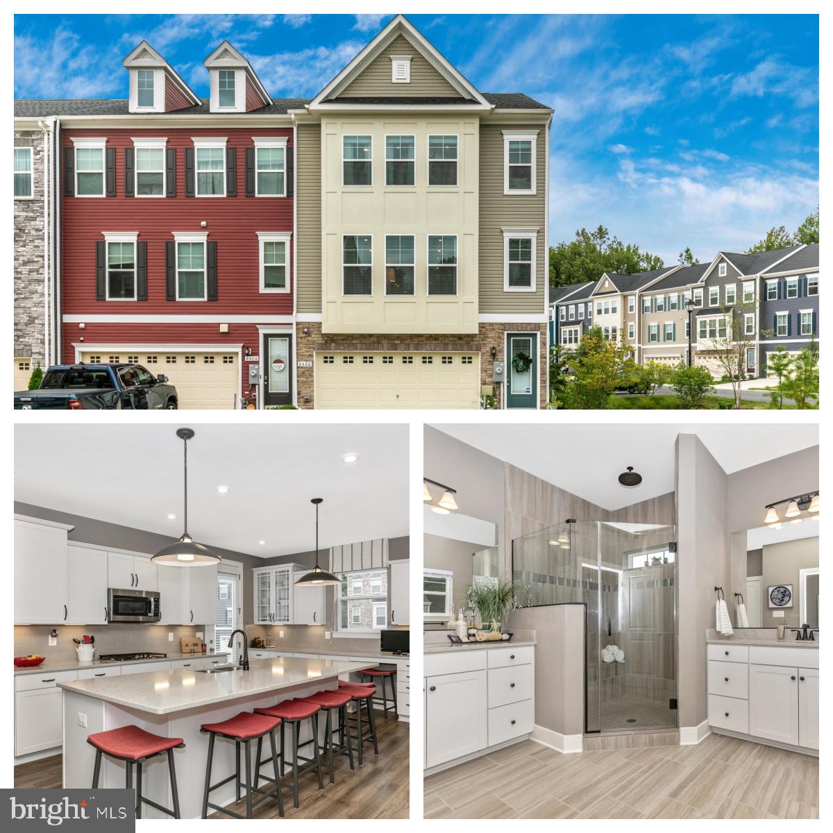 **THIS HOME IS A SHOW STOPPER!** IMPRESSIVE, LUXURY END UNIT TOWNHOME with over 2,900 sq ft of living space--one of the largest townhomes for sale in the area!  This former model, priced 65K under a recent appraisal for a quick sale, is a ready to impress home and features three spacious bedrooms plus two full and two half bathrooms, 3 level sunroom bump out and a two car garage. Enjoy cooking in your state of the art, upgraded gourmet kitchen featuring double wall ovens, gas cooktop, stainless steel appliances, large island, custom backsplash, 42" birch cabinetry and quartz counters.  Enjoy your morning coffee on your deck or sunroom, adjacent to the kitchen. The primary suite boasts a gorgeous tray ceiling with 2 spacious walk-in closets.  The ensuite features a stunning custom shower with multiple showerheads and separate vanities.  Enjoy the convenience of having an upper level laundry room. Entertain in your finished entry level recreation room with 1/2 bath and access to a backyard patio with beautiful landscaping.  With upgrades to all the tile and trim, this home has all the bells and whistles!  The perfect combination of maintenance free luxury living!  The community is surrounded by forest conservation, walkways, tot lots, a picnic pavilion with grill and even a dog park.  Just one mile from the B&A Trail for biking and running!  Have the best of both worlds as this newer community offers a secluded feel and is just minutes from the historic Annapolis waterfront and Baltimore.  Calling all frequent BWI flyers or those that work at Fort Meade, with quick accessibility to commuter Rts. 100 and I-97, this is the home for you!  It has to be seen to be believed!**