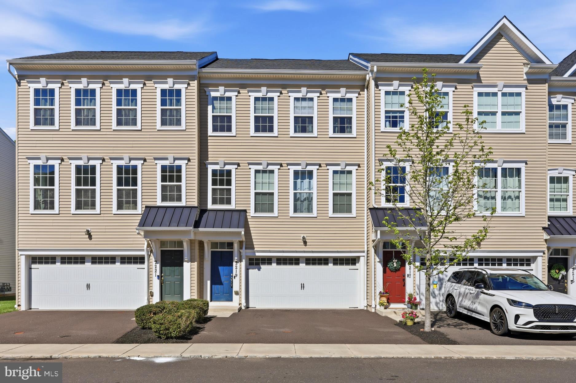 Warrington much sought after High Grove Community. Almost new, abolutely beautiful townhome. Opportunity knocks right here, this is the "REAL" deal right here. Property offers 3 generous sized bedrooms. Primary bedroom suite with a full jumbo sized primary bath suite. Be intrigued and excited by all the additional living space with an upgraded 3 story bump out. Full finished daylight basement space with exterior entrance, lots of bright light, excellent spot for entertaining includes lower level bump out. Main level with a bright open floor plan, living room, flows into dining room and family room space. All adjacent to a top notch gourmet kitchen, with granite counters, center island, with loads of cabinet space. Breakfast room bump out with doors to a deck for BBQ cooking. You will love the hard surface floors on the entire main level. Two car garage space with inside access and drive way parking. Ecomomical gas heat with central air conditioning. Upgrades to electrical when built. Award winning Central Bucks School District. Do not miss this golden opportunity. Close to the quaint town of Doylestown. Major roads for access include route 611, route 202, and PA turnpike close by.