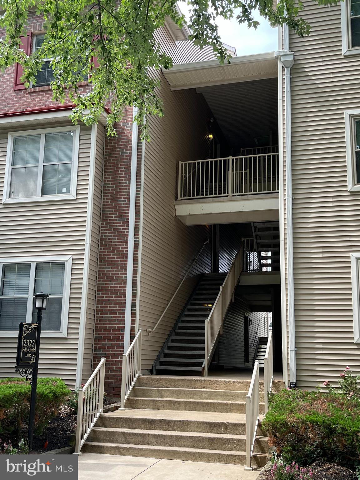 Well maintained, easy accessible unit in desirable Falls Gable community. Only six steps from parking to the entrance. Could be great for investors, will bring steady rental cash flow. NEW FLOORING. Primary bedroom with full bath, walk in closet and sliding door to private balcony. Second bedroom also has it's own full bathroom and walk in closet. Very bright and airy. Separate laundry room with washer and dryer. Parking space #20 just couple steps from main entrance. Community pool. There is a charging station for EV at the corner of parking area. Convenient location, close to shopping and highways. FHA approved.