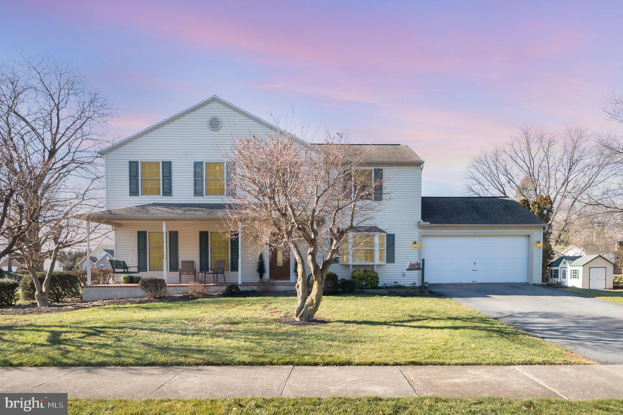 Is this house for you? Located on the edge of the Borough of Mechanicsburg, in Mechanicsburg School District, this 4 bedroom, 2.5 bath, well-maintained house is looking for a new owner. Location, location, location! Within easy walking distance of downtown, several schools and Koser Park, there are many opportunities for walking and recreation. A generous size corner lot adds to the appeal of this property. A welcoming front porch, a new spacious patio, and a large level yard provide lots of space for outdoor fun. A brand-new shed gives extra storage for outdoor lawn equipment. Indoor features include a recently renovated Owners’ suite, central air, a two-car garage, and a sunroom. Conveniently located just a few miles from the Carlisle Pike, Route 15, and the turnpike, and within easy access of grocery stores.   You will want to see this house quickly before it is sold!