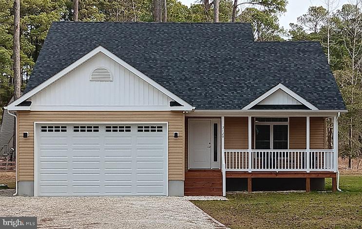 The Mariner offers 2,083 sq ft of living space including 3 Bedrooms and 2 1/2 Baths. First Level Main Suite has a 5' Shower and walk-In closet. The living room is spacious and has vaulted ceiling. There is also a sunroom on the first floor. The 2nd & 3rd bedrooms, additional loft space and full bath are located on the second floor. The home is set up with dual zone heat and air. Optional Gas Fireplace. This home is located in Captain's Cove & features indoor & outdoor pools, a restaurant, banquette rooms, fitness center, basketball & tennis courts, boat launch, playground, security and so much more all included in the HOA! Home is to be built & the photos of the model home may include options. Taxes based on land only.