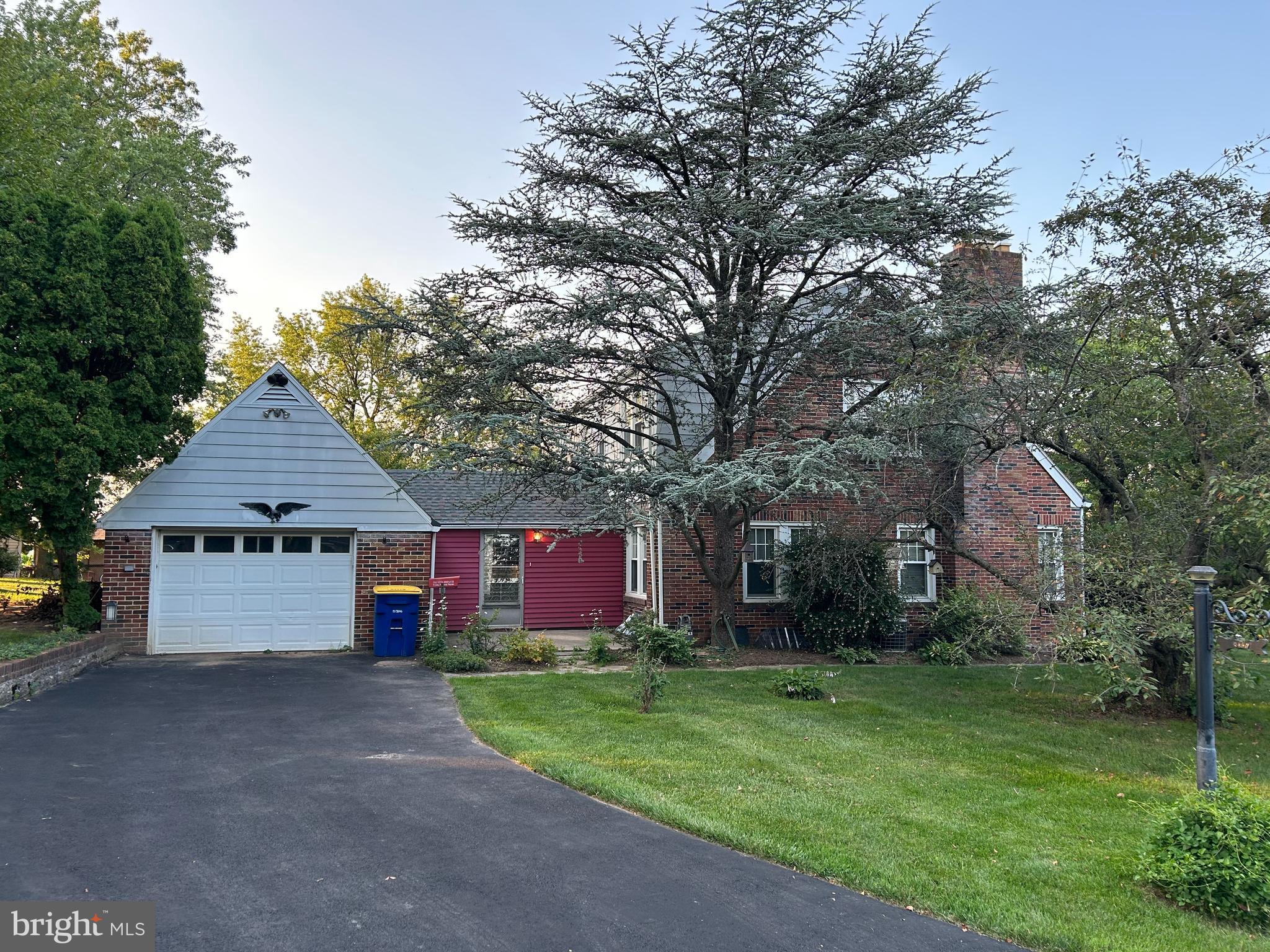The seller has lovingly cared for this home for over 60 years. I cannot stress enough how large this Cape Cod is compared to all other homes in this price range - over 2000 sqft above grade - another 300+ sqft finished downstairs - and over 800 sqft of unfinished bsmt.  The first floor features very large rooms - the living room is 13 x 19'5" and has a woodburning FP (not used in a while), the dining room is 11'5" x 13'5" (corner cabinet stays) - there is a nice eat-in kitchen, full bath and large primary bedroom (12'10" x 13'8"). There is an enclosed 12x13 breezeway btwn the house and oversized garage.  Upstairs are 2 huge bedrooms (12 x 20'4" and 14 x 20'5") with a large closet in btwn them and the 2nd full bathroom.  The one bedroom even has a 10x11 bonus room. The bsmt has a 12x19 rec room with another wood FP, a wet bar area, a mechanical room and a large 17x33 unfinished room (the lau and sump pump).  Outside you have 2  concrete patios (one is 14x26 and the other 10x12) and a great yard that features several types of trees (some areas are a bit overgrown).  Almost impossible to find over 2300 sqft in this price range!