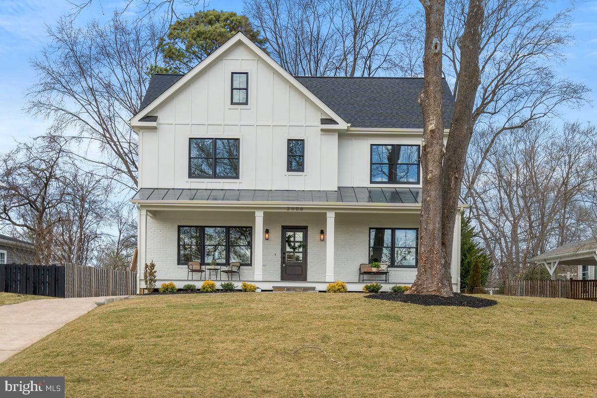 Welcome to 2006 Shenandoah Road .... a truly special opportunity to own a one-of-a-kind custom home in idyllic and charming Hollin Hall Village!  This craftsman meets farmhouse 5-bedroom, 5-bathroom home has been thoughtfully designed and planned by esteemed architect, James Finn.  Upon entering the home, you immediately see the fastidious attention to detail from the copious amounts of molding and trim work to the oversized windows to the high ceilings and beautifully constructed staircase. The house flows pleasantly from room to room and floor to floor. On the main level, there is a formal living area beaming with natural sunlight, a main level bedroom that can easily serve as an office with full bathroom, an open flow dining/living/family room space that feels so airy and happy, and a mudroom complete with loads of storage and wonderfully useful built-ins.  On the upper level, there are four sizable bedrooms, including the primary suite w/ double walk-in closets, three bedrooms all with ensuites, and a laundry room with extra cabinetry storage. A delightful front porch welcomes you and allows you to take in all the sights and sounds of a much beloved community.  A 1-car detached garage sits just off the back of the house next to a healthy, lush yard. Home feeds to Waynewood ES.  An extraordinary masterpiece by admired local builder, Jason Edwards !  Magnificent down to the smallest details - a must see!
