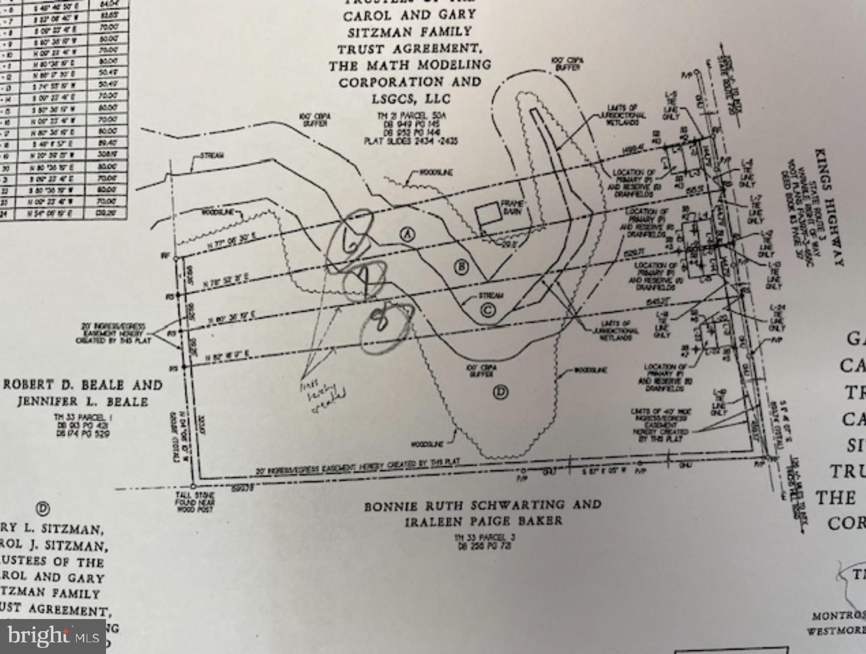 Lot 1A is a prime homesite  part of the original recorded plat and approved by the Health Department for a 4-bedroom conventional septic system. A new entrance provides access to the property. The plat includes a recorded easement along the perimeter of the full 35-acre parcel, including frontage along Route 3 and the fence line. This is a fantastic opportunity to build your dream home in a desirable location. It’s close to 3 national parks within 6 miles, frontage on Kings highway - “Westmoreland’s I95” main drag located between  Potomac and Rappahannock rivers. Buyer will use recorded access easement to build required road from lots to new Rt 3 entrance. Don’t  miss out!