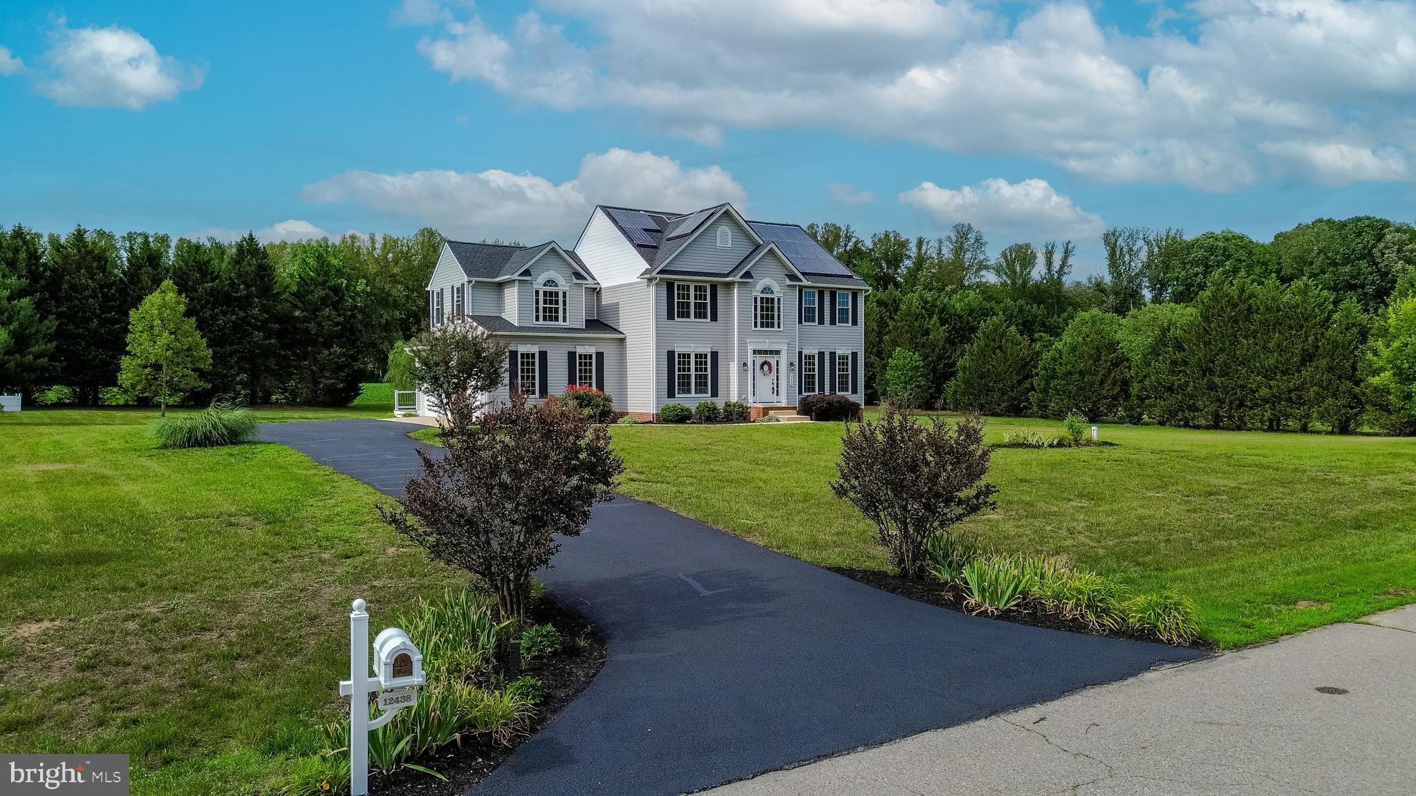 ✨ Welcome to 12438 Whisper Creek Ct in Charlotte Hall, MD, a beautifully remodeled  2-story Colonial on a basement  perfectly situated on an amazing flat 3-acre lot backing to peaceful farmland.  This home features an updated kitchen with granite countertops, separate dining room, spacious family room, SUNRROOM WIH CATHEDREAL CEILINGS, dedicated home office, bedroom-level laundry room, updated windows with warranty, and solar panels to help reduce high electric costs. Located the upscale Whisper Creek neighborhood where the homes, are magnificent.  This Southern Maryland property offers privacy, space, and convenience with easy access to commuter routes t0 Pax River, Naval air Base, Washington DC, the Pentagon, Dahlgren, and Indian Head.  Live where you can stretch out, breathe easy, and still see the stars at night.🌟