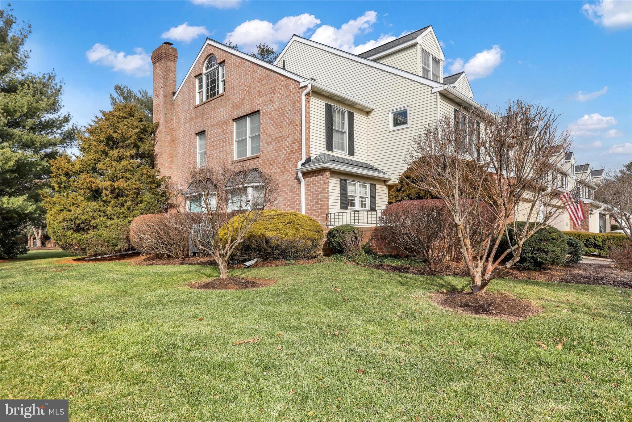 If looking for a generous sized end unit townhome with a great layout and location, MAIN LEVEL FULL BATH AND BEDROOM, large master bedroom with adjoining office/sitting room, and finished lower level, don’t miss this one. Located in the desirable community of Sutphin Pines, the community offers its owners over 20 acres of mature landscaping, walking paths, a parklike entrance, saltwater swimming pool and tennis/pickleball court.  One of only 98 townhomes, this property has 3 levels of finished living space & includes a walk-up staircase to a large, floored attic with electric and the potential to add another level of living. The home’s south, west, and north facing windows allow natural light to flow through most every room. As you enter the front foyer you have a direct line of sight capturing the eat-in kitchen with hardwood floors and bay window, formal dining room, and spacious living room with fireplace. French doors lead to the attractive brick patio. There are no homes directly behind the property – in the warmer months you will enjoy the view of greenspace and blooming shrubbery, trees, and plantings.  Off the living room is the entrance hallway to a full bath w/shower and main floor bedroom. This 3rd bedroom could also make an ideal guest quarter or home office.  The laundry closet with stackable washer/dryer is located outside the bathroom. On the 2nd level is the large master bedroom with a triple double hung window and French doors to an adjoining office/sitting room (Possibly a 4th bedroom?). The walk-in closet is oversized and is directly off the ensuite bath with tub, separate shower, and double sink vanity. A second bedroom with an attached full bath completes this level. The fully finished basement, estimated at 500+ SF, has a 2nd wood burning fireplace, wet bar, and plenty of space to create multiple entertainment areas. There is also a separate utility room with space for additional storage. A new roof, gutter & downspout system was installed by the HOA in 2021. Attached garage & additional parking in court. First time on the market. One owner. The home is in very good condition and has been well maintained although much is original. Sutphin Pines is conveniently located minutes from Yardley Boro, SEPTA line, Trenton Transit, & major highways including I-95 and Rt.1. Maintenance free living w/ snow removal, trash & common grounds keeping. Pennsbury School System. This is an Estate sale and can accommodate a quick close. Make your appointment today!