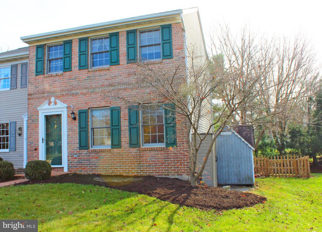 Brick Faced End Unit in Popular Brookfield Estates. Located by the 41 Acre Linear Park W/Nature Trail, Fields and Playground. Country Kitchen & Wood Laminate on First Floor. Finished Lower Level w/Built in Shelves. Mature Lot with Large Deck and Fenced Section of Yard to Enjoy the Outdoors. Gas Heat and Central Air. Less than 3 Year Old Roof, Off Street Parking and Overflow Parking Right Across the Street. Freshened Up and Move in Ready.