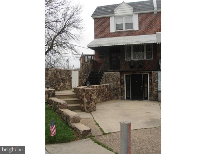 Back on the market! Price lowered again!  End of row! Beautiful front landscaped yard and full rear yard with plenty of space for family recreation, storage and a private garden.  Open porch front with entry into formal living room and dining room with hardwood floors, and modern eat in kitchen.  Second floor features 3 good size bedrooms with closet space and a beautiful 3 piece c/t hall bath you will love.  Finished basement and laundry area.  Front off street parking in driveway as well as in cul-de-sac.  Location of the home is excellent for both elementary and high schools which are located within walking distance of home.  Playgrounds, public transportation, shopping and access to all major arteries complete this wonderful home. Please Note: Photos reflect seller's personal furnishings.  Some of these items have been removed.