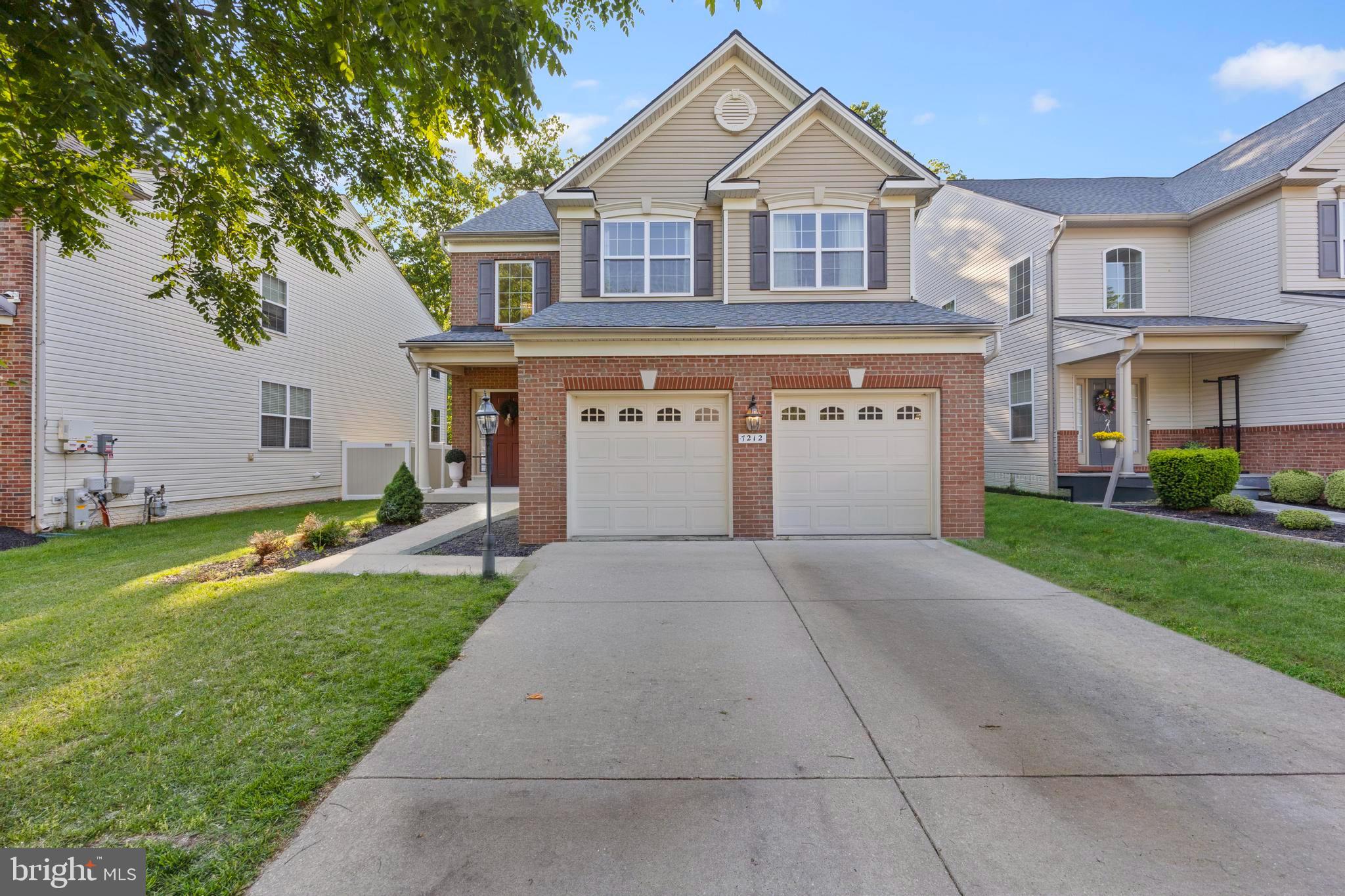 This 2016-built single-family home in Glen Burnie's Tanyard Springs community is built for buyers who want newer construction, room to spread out, and a genuine work-from-home setup. The open main level connects a stainless-appliance kitchen to the living and dining areas for a natural flow through everyday routines and entertaining alike, while a separate dedicated office and a flexible den provide distinct spaces for focused work, study, or a second living area. Upstairs, four bedrooms include a spacious primary suite that serves as a quiet retreat. The finished lower level adds roughly 800 square feet of adaptable space that works as a gym, media room, recreation area, or guest quarters. Outside, a large deck extends the living space for grilling and dining, and the brick-front exterior, two-car attached garage, and driveway parking complete the picture. With pool and recreation access included in the HOA, the location offers convenient reach to commuter routes and the Fort Meade, BWI, Baltimore, and Annapolis employment centers. Move-in ready and well-maintained, it's a home designed to flex with how you actually live.