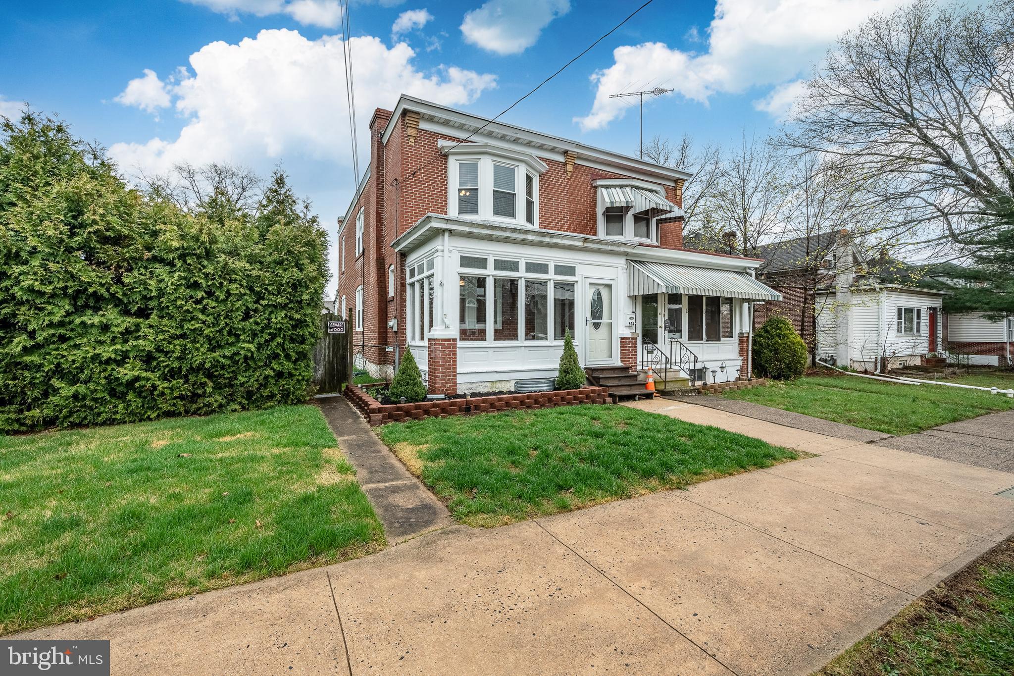 Welcome to this charming twin on a quiet street in the heart of Pottstown, offering over 1,350 square feet of living space with 3 spacious bedrooms and 1 full bath. The home features a bright, eat-in kitchen, cozy living and dining areas filled with natural light, and a sunny bonus room off the kitchen—perfect as a home office, playroom, or flex space. Upstairs you'll find generously sized bedrooms and a full bath, with a full basement below for storage or future finishing. Outside, the massive backyard is a rare find—ideal for entertaining, pets, gardening, or even potential development—plus a detached garage for added convenience. The property includes an additional parcel which is why the yard is so big!  It offers even more flexibility—buyers are encouraged to do their own due diligence to explore the possibilities. All this in a walkable neighborhood with sidewalks, streetlights, and easy access to Highland Memorial Park, schools, shopping, and major routes.