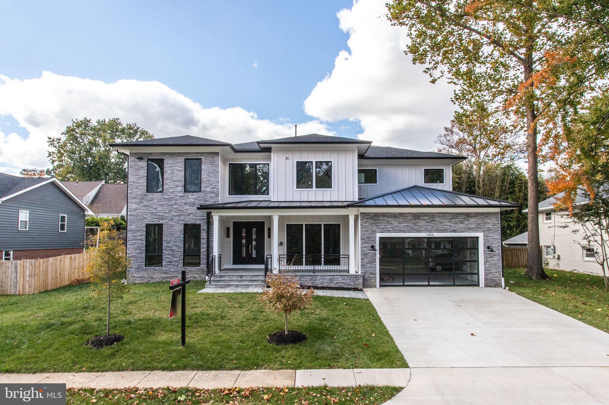 A contemporary masterpiece by KUL HOMES. You will love the way you live in this open, bright home with access to high-performance features that bring you comfort and style while enjoying all the conveniences of McLean. Inviting 10-foot ceilings on the main floor. Gourmet kitchen w/ an oversized island & breakfast bar, large pantry, breakfast area, & butler pantry access to the dining room. Master bedroom includes an expansive walk-in closet, & deluxe master bath w/ dual vanity, freestanding tub, luxe shower w/ seat. All bedrooms on the upper-level ensuite w/ a walk-in closet and full bathroom. Centrally located second-floor laundry. Screened multi-use porch/deck/ patio. Walk up the basement.