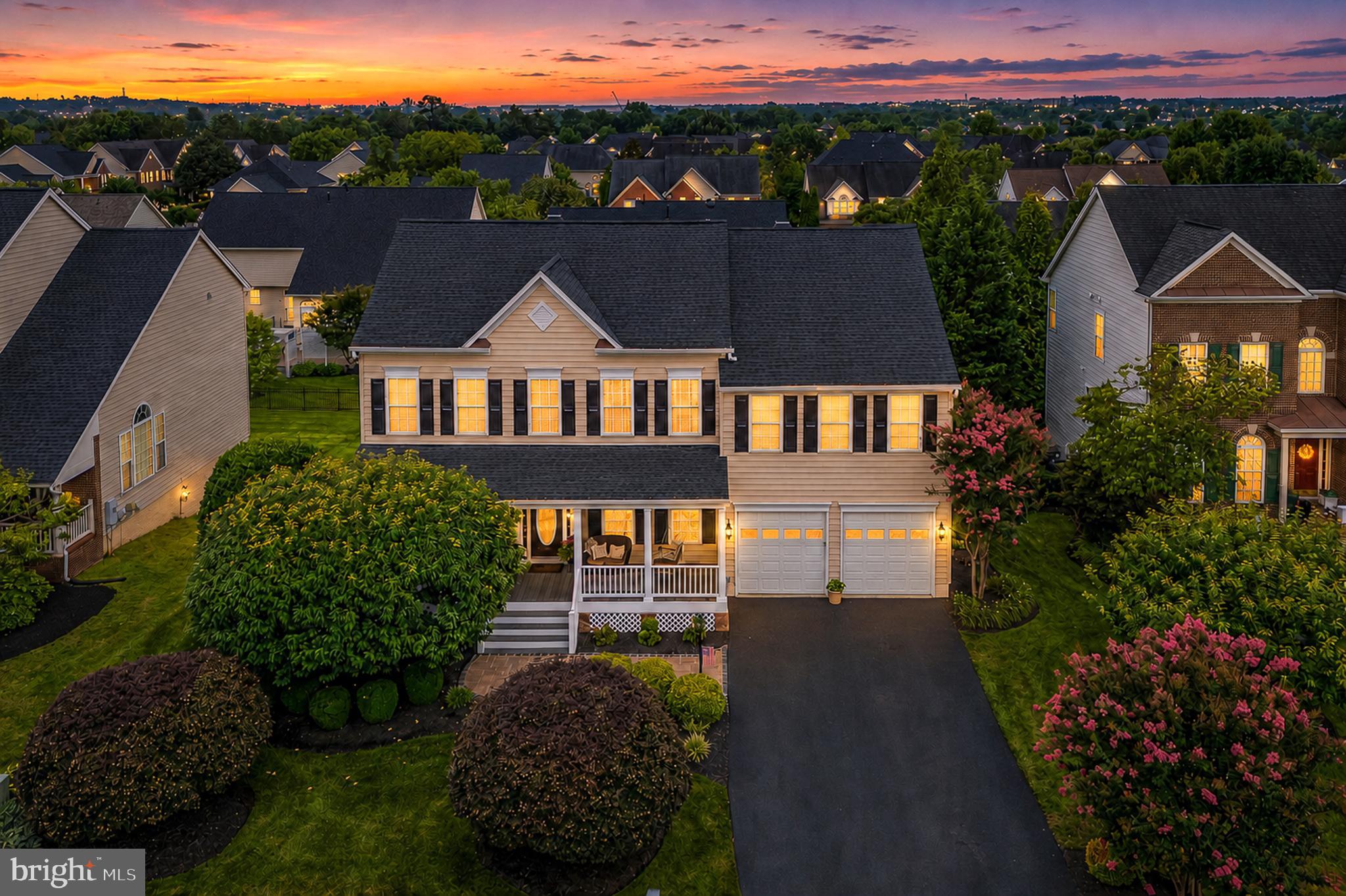 Nestled within the prestigious gated golf community of Piedmont, this impeccably maintained three-level colonial offers the perfect blend of timeless elegance, luxury finishes, and exceptional indoor-outdoor living. . Worry free big ticket items have been replaced, Roof (2018), HVAC's (2020), Water Heater (2019). From the moment you enter, you'll appreciate the home's impeccable craftsmanship with hardwood flooring and ceramic tile throughout the main and upper levels, extensive upgraded trim, wainscoting, and sophisticated finishes at every turn. A private home office with glass French doors provides the perfect workspace, while the dramatic two-story family room showcases a soaring cathedral ceiling and breathtaking floor-to-ceiling stone fireplace. Designed for both everyday living and entertaining, the gourmet kitchen is a chef's dream featuring rich maple cabinetry, stainless steel appliances, a bread warmer, oversized center island, and abundant workspace. The adjoining sunroom, with its tile flooring, opens to an expansive maintenance-free deck complete with a raised bar, staircase to the backyard, and peaceful views of the beautifully landscaped grounds. A spacious laundry room and poly-coated finished garage add everyday convenience. The luxurious upper-level primary suite is a true retreat, offering a vaulted ceiling, comfortable sitting area, custom-designed walk-in closet, and a beautifully renovated spa-inspired bath. Two generously sized bedrooms share a stunning renovated Jack-and-Jill bathroom, while the fourth bedroom enjoys its own fully renovated ensuite bath. The walkout lower level is designed for unforgettable entertaining with a custom bar, spacious recreation and game areas, dedicated media room for movie nights and watching the big game, a fifth bedroom, full bathroom, and abundant storage. Step outside to the inviting paver patio tucked beneath the deck, creating another wonderful outdoor gathering space. Surrounded by professionally designed 360-degree landscaping and maintained by a full irrigation system, the grounds are as impressive as the home itself. Year Round Swim Program - Piedmont Tsunamis Ranked #1 in the COUNTY. Residents enjoy world-class amenities including the Tom Fazio-designed 18-hole championship golf course, an elegant clubhouse, Monty's Pub, pro shop, ballroom, 24 hour gated security, 2 Outdoor pools, 1 Indoor pool, Tennis and Pickleball Courts, Fitness room, Yoga room. Close to Restaurants/Shopping/ Wegmans/I 66/Wineries and Breweries*Combining exceptional quality, thoughtful updates, and one of Northern Virginia's premier gated golf communities, this remarkable residence offers a lifestyle that is second to none.