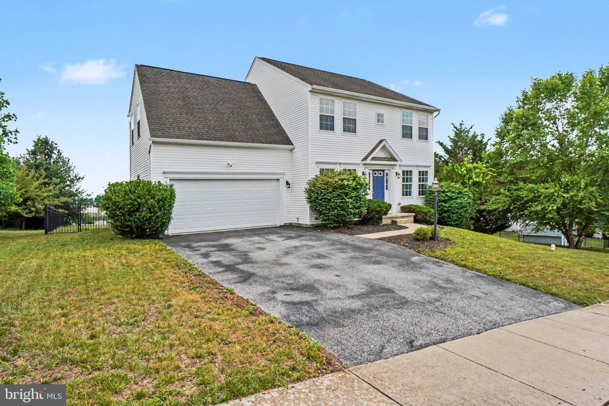This beautifully cared-for two-story is situated in the sought-after Woodbridge Farms community, in Fairview Township, West Shore School District! This one-of-a-kind home is filled with wonderful upgrades, modern amenities and boasts 2,280 sqft of finished living space, including 4 bedrooms and 2.5 bathrooms. Stepping through the front door and into the foyer, you are greeted by luxury vinyl plank flooring that spans most of the main level. The first floor offers a formal dining and living room, an open family room, and a large kitchen with a breakfast area, a bar-top peninsula, stainless steel appliances, and a walk-in pantry. The second floor is well-appointed with 4 large bedrooms and 2 full bathrooms, which include the spacious primary en suite with a double vanity, walk-in shower, soaking tub, and generous walk-in closet. The unfinished lower level is primed to be finished to the new owner's needs, or offers tons of storage! Other features include: UPDATED HVAC in 2024, 2-Car Attached Garage, deck overlooking the fully fenced-in backyard, and a stunning stamped concrete patio! The Woodbridge community offers sidewalks, street lights, and a lovely neighborhood park! Conveniently located near major interstates, shopping, dining, and everyday amenities. Schedule your private showing today to see all this home has to offer!