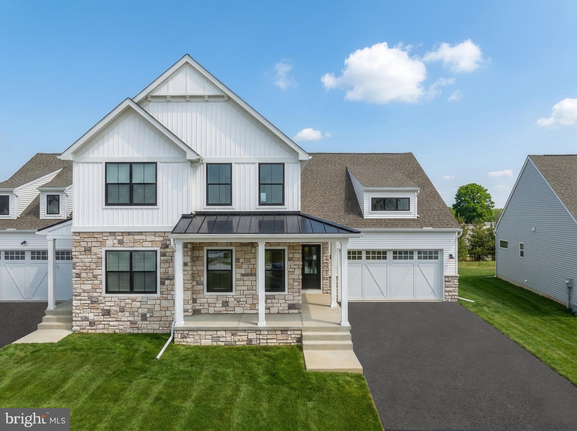 This Crestwood Farmhouse is a 3 bed, 2.5 bath duplex featuring an open floorplan and first-floor Owner's Suite. The Family Room, with cathedral ceilings and a gas fireplace, opens up to the Dining Area and Classic Kitchen with eat-in island and pantry. The Classic Kitchen features quartz countertops, stainless steel appliances, crown molding, and garbage matte black light fixtures. The entire living area has a cathedral ceiling. The first-floor Owner's Suite has a private full bath and large walk-in closet. The ensuite bathroom features a double-bowl vanity with quartz countertops, tiled-wall shower, and linen closet. The Laundry Room is conveniently located on the first floor. A private Study is located at front of home. The entire first floor is finished with engineered plank flooring. 2 additional bedrooms with walk-in closets, a full bath with tile floor, and small Loft area complete the second floor. The unfinished basement provides an additional 1,389 square feet of unfinished space with rough ins for a half bath. 2-car Garage included. 

Experience the best of Lancaster, PA living in Somerford at Stoner Farm, a community of new construction homes built by Keystone Custom Homes. With a prime location on a 56-acre community that borders the beautiful Stoner Park, Somerford at Stoner Farm offers a tranquil atmosphere that is perfect for families seeking a peaceful retreat. The community is just minutes away from downtown Lancaster, where you can find unique shops, restaurants, and entertainment venues. And with the Lancaster train station conveniently located just 2.5 miles away, your commute to big cities has never been easier. Our quality homes are backed with an industry-leading 20-year warranty structural warranty. Learn more about how Keystone Custom Homes are 80% more efficient than used homes and 50% more efficient than other new homes.

Price shown includes all applicable incentives when using a Keystone Custom Homes preferred lender. Price subject to change without notice.