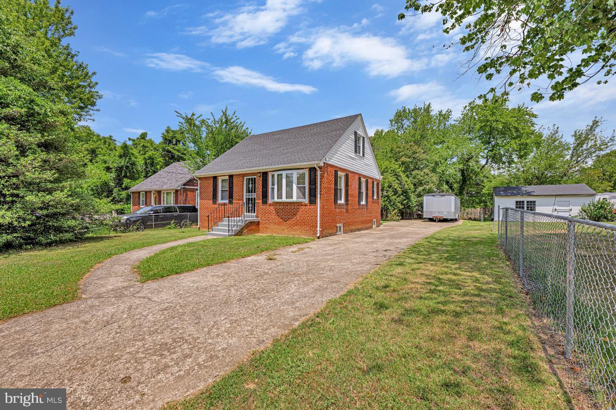 AMAZING price on this mostly brick single family home!  This one won't last long.  The property is in very good condition and move-in ready.  The main level boasts a kitchen, living room, two bedrooms and a full bathroom.  The upper level is serviced by another bedroom and full bathroom.  An unfinished basement awaits the next owner's design ideas.  This is an ideal location with easy access to 495, Rt 210, Andrews Air Force Base, Virginia and Washington DC