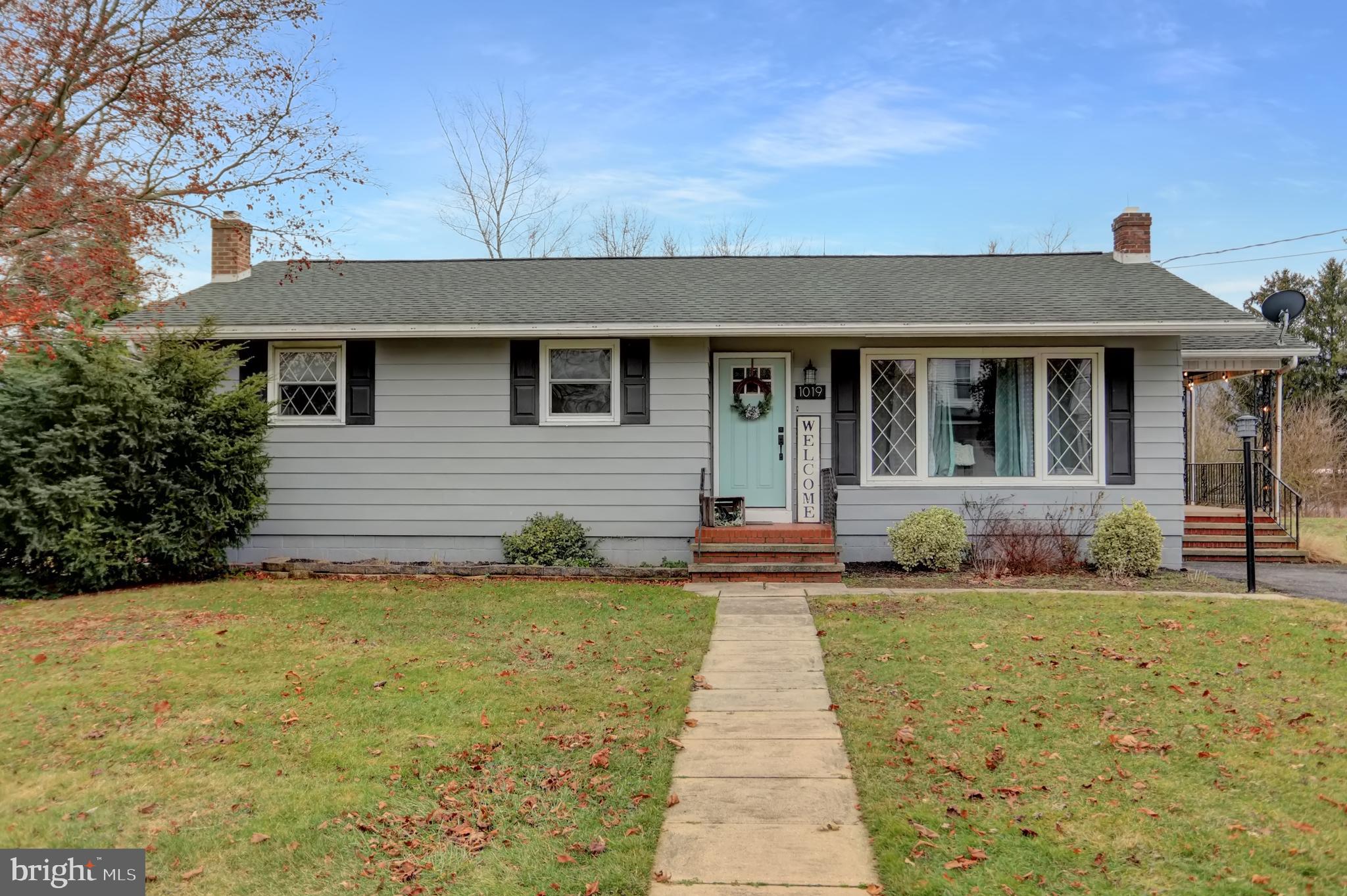Cozy, quaint and ready for new owners.
  What more could you ask for in this adorable rancher. Located minutes away from interstate 81 and close to all your needed amenities such as schools, grocery stores and medical needs, this location is great. 
At first glance you will notice the soothing and impressive front door color which quickly invites you in and once inside you won't be disappointed. 
Automatically, your eyes will be drawn to the original narrow plank hard wood floors that have been meticulously maintained. These gorgeous floors are throughout the main floor living and bedrooms, this is a home with truly little to do to make your own. Traditional floor plan with spacious living and dining area. The kitchen has been given small updates with countertops and paint and tile floor allows for easy cleanup and durability. The primary bedroom has been given an update including re-sanding of hardwood floors, crown molding and fresh paint. Two adequately sized secondary rooms could be used for bedrooms or office space. The main bathroom is a showstopper with a gorgeous oversized tiled shower with a rain fall shower head and LED lighting that includes Bluetooth radio system, you may never want to get out.
Basement footprint allows for many options. Sellers have begun stud work and new electrical for an additional living space to be completed with your vision. The workout room with mat area will convey with sale. An additional room that was once a tanning room and now used as a storage area for extra refrigerator and freezer but could be utilized for many options. 
A new outside door was recently installed along with new electrical sub panel for garage service. 
Enjoy sitting on your covered porch and enjoy the beautifully landscaped and hardscaping that improves this beautiful gem of a home that could be yours.