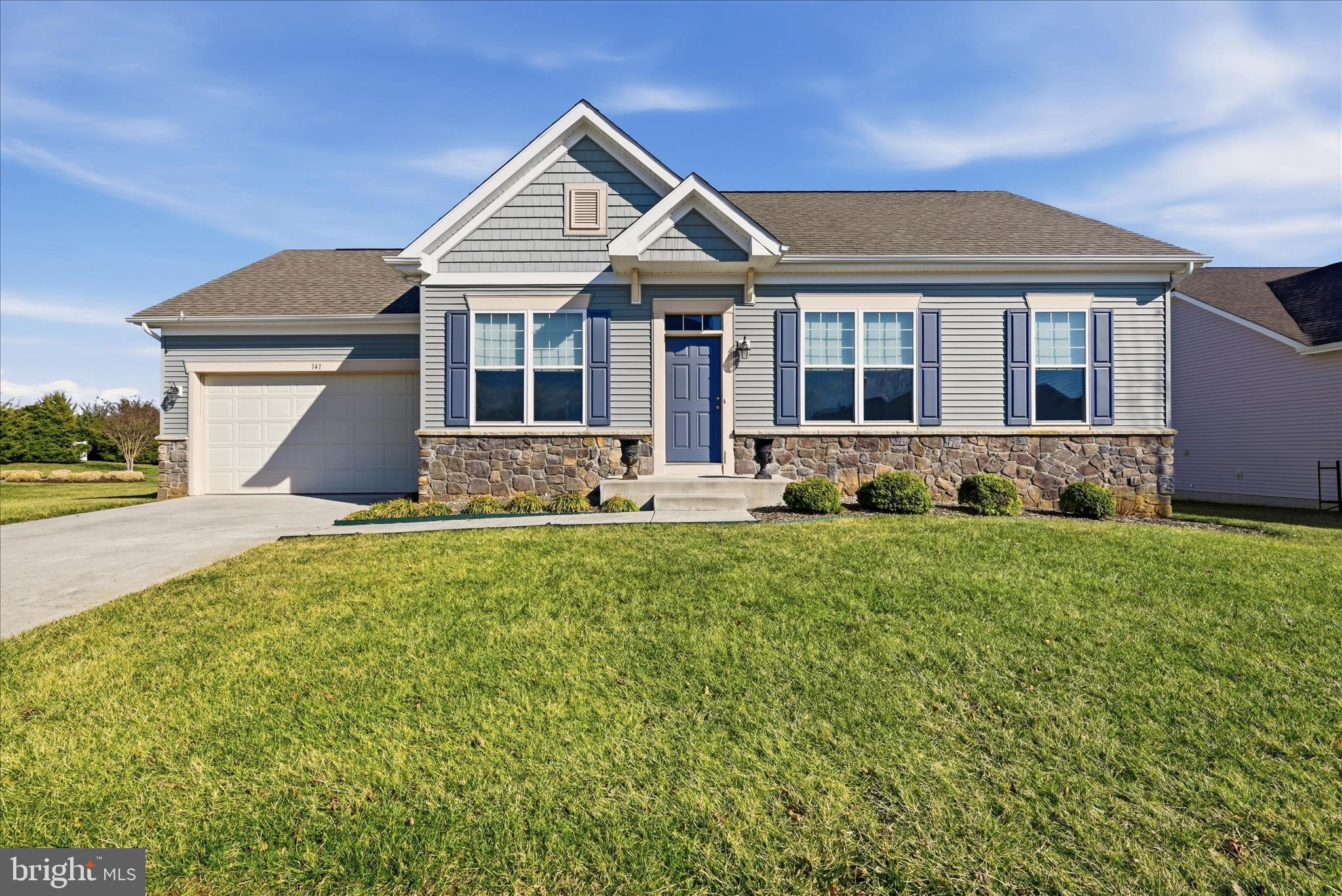 Nestled in the charming Norborne Glebe community, this stunning ranch-style home offers a perfect blend of comfort and modern living. Built in 2014, this beautifully designed residence boasts 4 spacious bedrooms and 3 full bathrooms, providing ample space for relaxation and entertaining. As you step inside, you’ll be greeted by a warm and inviting atmosphere, highlighted by a cozy fireplace that serves as the heart of the home. The partially finished basement offers the perfect retreat for guests or an ideal space for a media room. The well-appointed kitchen is a chef's dream, featuring modern appliances and plenty of counter space for culinary creations. Step outside on warm summer days to enjoy the stunning covered porch overlooking  the generous 0.26-acre lot, perfect for outdoor activities and gardening. With an attached two-car garage and driveway parking, convenience is at your fingertips. This home is not just a place to live; it’s a sanctuary where memories are made. Experience the joy of living in a vibrant community while enjoying the comforts of a thoughtfully designed home. Don’t miss the opportunity to make this your own!