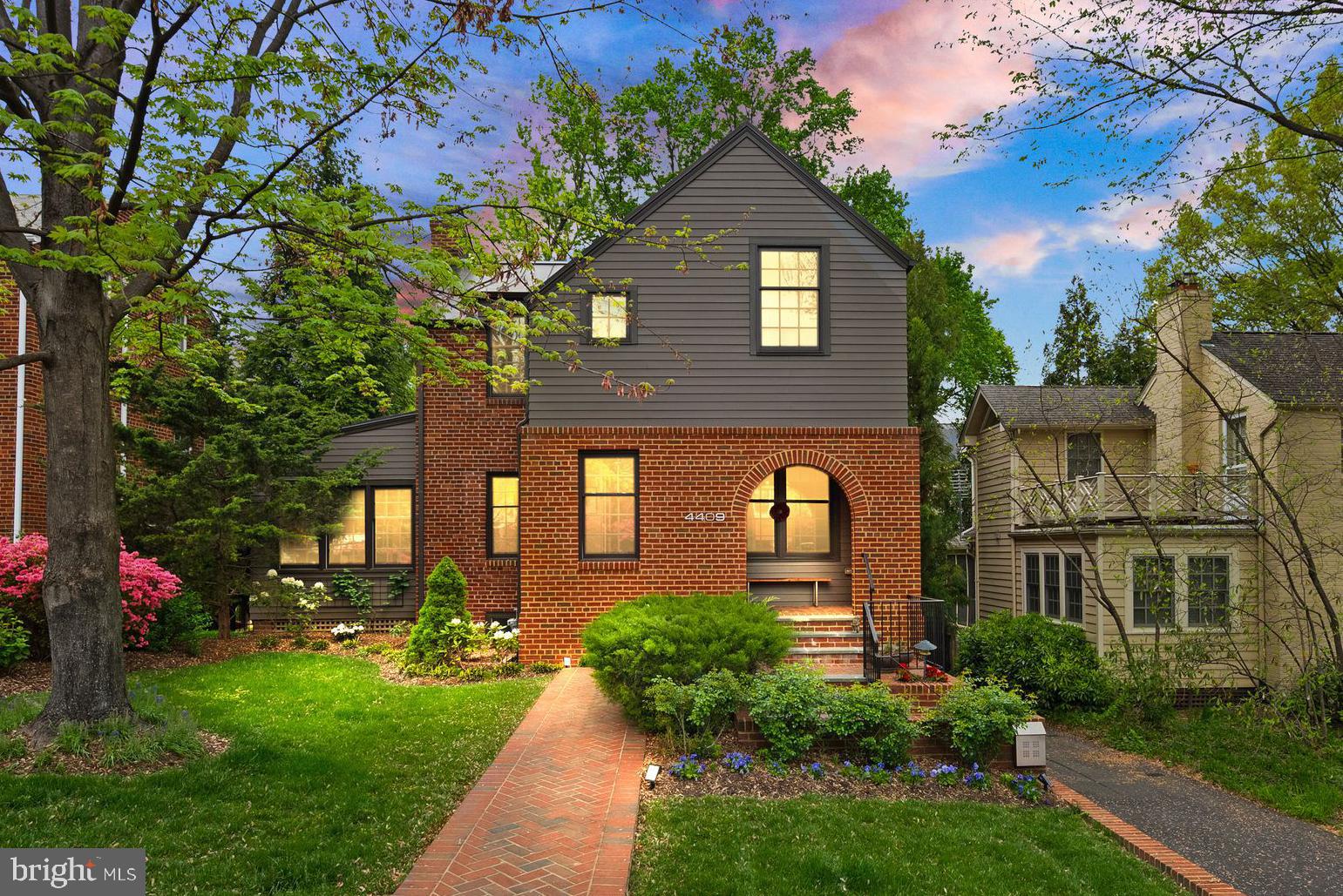 ***OPEN HOUSES CANCELLED. UNDER CONTRACT.  ***An architectural gem in Waverly Hills, this home has been meticulously crafted to blend classic Colonial charm with a modern flair. The brick stairs and welcoming archway set a graceful tone for this distinctive 4-bedroom, 3.5-bath residence. >> Step into a true foyer and be embraced by a warm, inviting living room featuring the original fireplace. Beyond the fireplace you'll find a sunlit den surrounded by windows and a stunning dining room that comfortably seats 12. A thoughtfully designed butler’s pantry connects the dining room to a spacious kitchen and casual family dining area, creating a seamless flow for everyday living and entertaining. >> Upstairs, the primary ensuite offers privacy and convenience with its own laundry, while two additional bedrooms share a beautifully appointed full bath and a pull down attic and extra walk-in closet for ample storage. The lower level continues to impress with a generous family room adorned with slate floors, abundant windows, and doors that open to serene private gardens. This level also includes a guest bedroom with a full bath, a second laundry room, and a temperature-controlled wine cellar finished with reclaimed cedar barn wood and custom-cut steel and a bonus storage room.  >> Every detail has been carefully considered, from the standing seam metal roof, integrated speaker system,  EV charger, to the beautifully landscaped grounds with mature gardens, a pergola, and a cozy fire pit—making this home a true sanctuary in the heart of Waverly Hills.