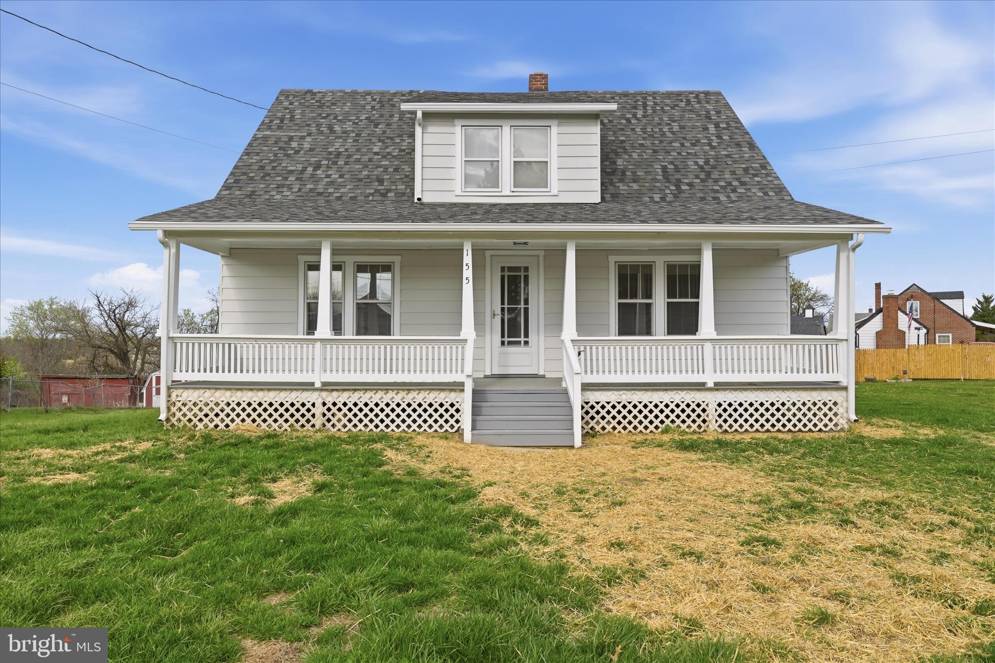 Super location in Winchester, VA.   This property is located just past Costco off of Rte. 522S.     Situated on a quiet street this Cape Cod has a wonderful covered front porch with the addition of a rear closed in porch.   
The main and upstairs have hardwood flooring.    The main floor consists of a bedroom, full bath, living room,dining room, and a large kitchen with plenty of room for a breakfast area.    Upstairs are three bedrooms and the second full bath.    The interior has just had a new compete paint job along with the front and back porches.    The full unfinished basement provides a ton of storage.    A newer roof and A/C installed within the past three years.    The bonus to this property is the buildable lot included in the sale.    Keep for investment down the road or build a new home.      Call today for your private showing.   All measurements are approximate and Purchasers are to do their own due diligence.