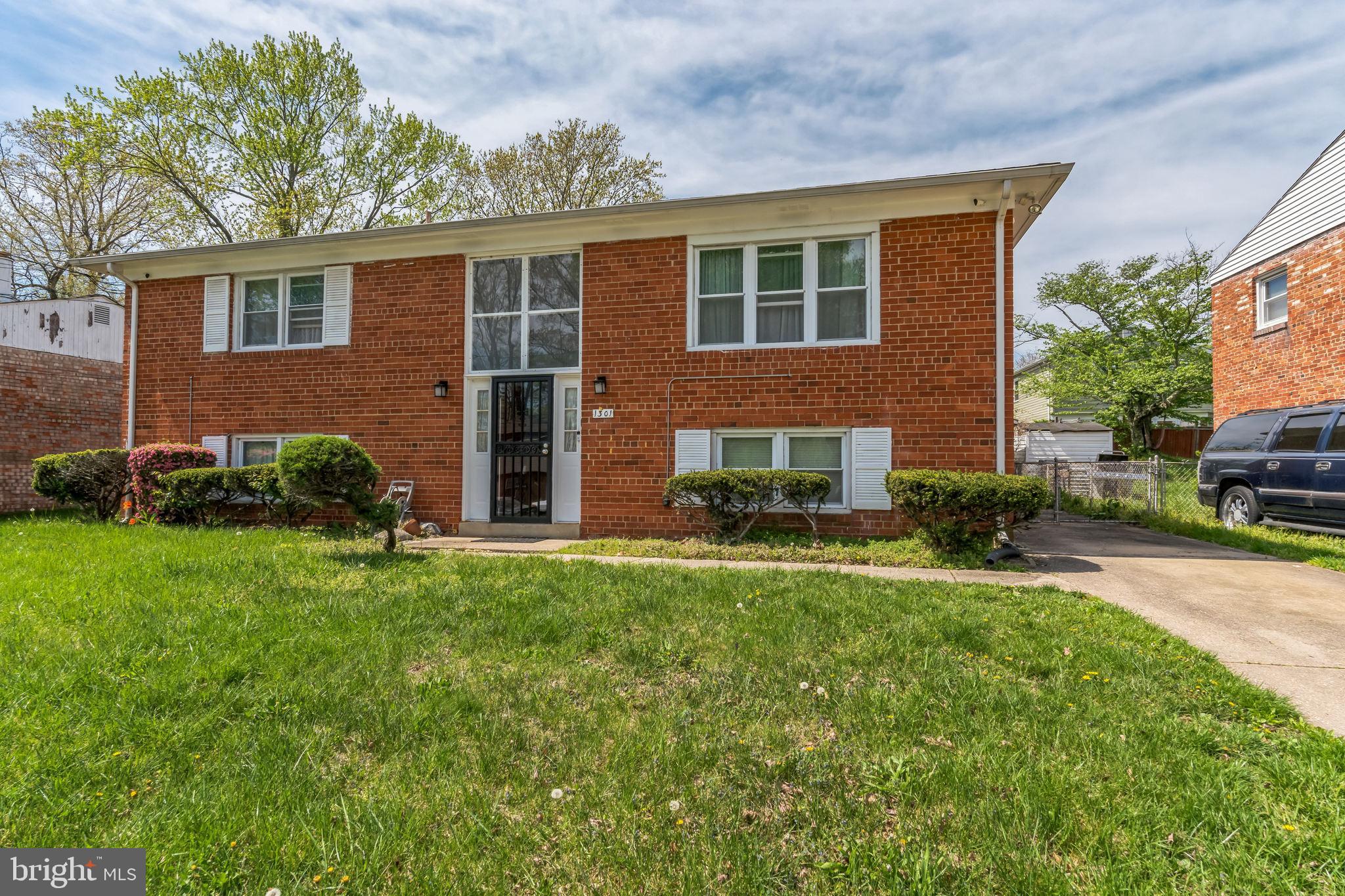Spacious split foyer in a great location. Beautifully updated Kitchen. Create some sweat equity-with a few additional updates this gem will shine. Updates include kitchen/roof/windows/hvac. Home is extremely accessible from major highways and shopping centers. Previous water damage to paneling in basement (back left corner) was taken care of 4 years ago-basement section waterproofed and no issues with water infiltration since.  Owner prefers Tuesday/Thursday/Saturday showings. Sale could be subject to owner finding home of choice.