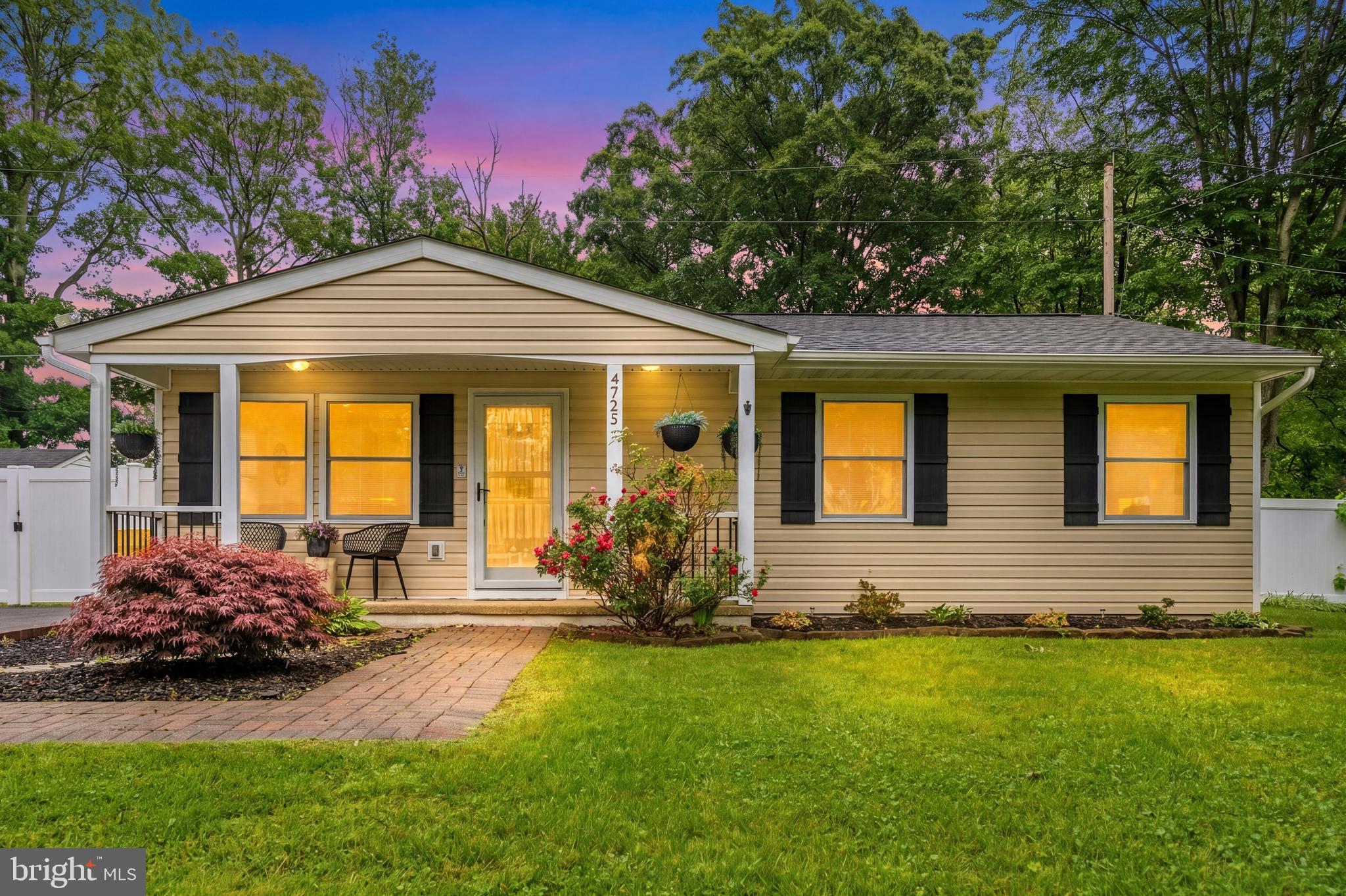 Adorable and fully renovated rancher situated on a rare double lot in the water-oriented Idlewild community of Shady Side! This cozy yet spacious home has been thoughtfully updated from top to bottom and offers easy one-level living with modern finishes throughout. Open concept living and kitchen area overlooks the expansive rear yard, creating the perfect space for entertaining or everyday living. The updated kitchen flows seamlessly into the main living space and features stylish finishes and abundant natural light. Spacious primary suite includes a beautifully renovated private full bath, while two additional generously sized guest bedrooms share an updated hall bath. Extensive improvements provide peace of mind, including energy efficient windows (2020), all new plumbing (2020), LVP flooring and subflooring replaced throughout (2020), HVAC and water heater (2021), large rear deck (2023), and roof (2024). Two large storage sheds offer plenty of room for tools, hobbies, or outdoor equipment. Enjoy water views from the front yard and all the perks of this charming water-oriented neighborhood, including a community pier and playground. Conveniently located in the Idlewild community with easy access to marinas, dining, and the Chesapeake lifestyle. Additional updates available in disclosures! You won't want to miss this!