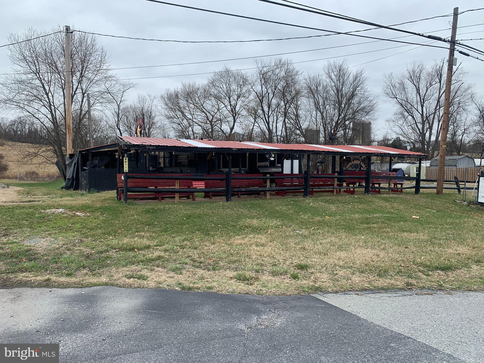Unique opportunity for the savvy business person. Long standing BBQ stand along busy Route 34 South with 13,000 VPD.  All equipment and structures will remain and to be used (or not) at the Buyers discretion. There is currently no well and no septic system. Well could be drilled and alternative septic style systems could be explored. Zoned C-2 in South Middleton Township which offers a variety of permitted uses (see zoning in associated documents).