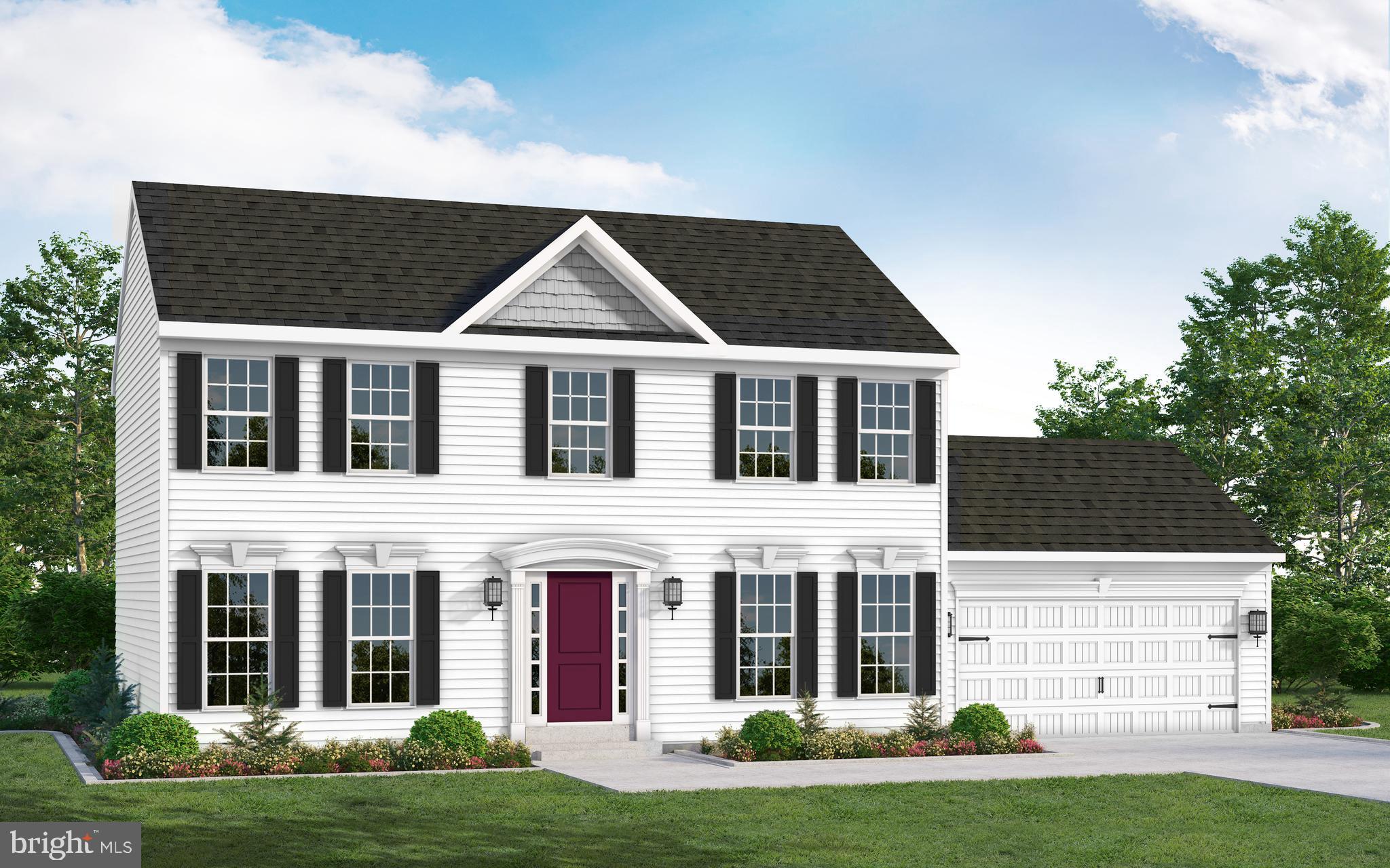 THIS HOME IS TO BE BUILT!!! OTHER FLOOR PLANS AVAILABLE!!
Experience the perfect blend of classic elegance and modern living with the Bristol II. This stunning home features a timeless colonial facade, providing a warm welcome from the moment you arrive. As you step inside, you’ll find a foyer flanked by a formal living room and a formal dining room. These spaces are perfect for hosting gatherings and can be easily transformed into a home office or playroom, allowing you to tailor the floor plan to fit your needs. At the heart of the home, the combined Great Room, Breakfast Room, and Kitchen create an inviting space for gatherings. The cook-friendly kitchen offers abundant cabinet and pantry space, ensuring everything is at your fingertips. You can also add an optional island to enhance storage and functionality.
Retreat upstairs to your tranquil Owner’s Bedroom, which features a luxurious ensuite bathroom with double vanity sinks. Enjoy the convenience of a spacious walk-in closet, along with additional linen storage. In addition, three more bedrooms on this level offer flexibility for family or guests, and a conveniently located laundry closet adds to the home’s practicality. Every inch of the Bristol II has been thoughtfully designed for modern living.