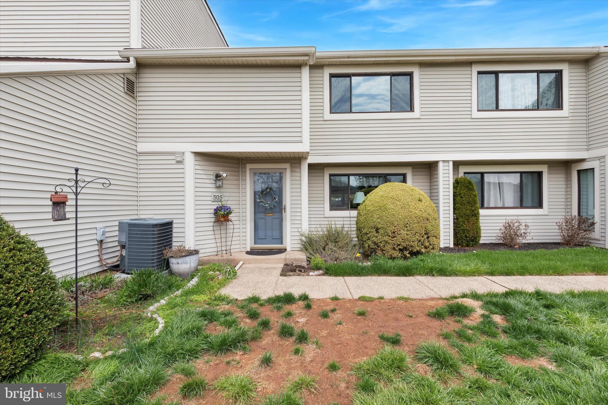 Welcome to 505 Bunker Hill Road – A beautifully updated and move-in ready 3-bedroom, 2.5-bathroom condo in the heart of Harleysville!

This well-maintained home offers a spacious and open layout on the first floor, featuring a flowing floor plan that connects the living room, dining area, and large kitchen seamlessly. Just beyond the kitchen is a cozy bonus lounge area—ideal for relaxing—that opens through sliding glass doors to the rear patio, perfect for entertaining guests or enjoying a peaceful moment outdoors.

Upstairs, all three bedrooms are generously sized, and the laundry has been thoughtfully relocated to the second floor for added convenience. The home also features a newer roof, offering peace of mind for years to come.

One of the standout features of this unit is the included carport directly across from the front door—a rare find in the community—as well as an additional storage shed.

The community itself offers fantastic amenities, including a large pool, picnic area, playground, and basketball courts. All of this in a prime location close to major travel routes, shopping, and dining.

Don’t miss your opportunity to own this special home in a wonderful community—schedule your tour today!