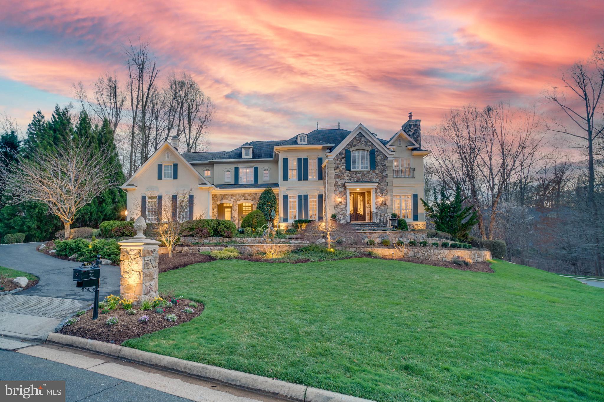 Stunning Basheer Edgemoore built masterpiece is sited prominently on almost an acre lot in the prestigious RESERVE estate community.  Inviting light-filled open floor plan with soaring ceilings .  Totally renovated in the last couple of years, including brand new kitchen,  all new bathrooms, and flooring (over $350,000 in upgrades and improvements). Beautiful hardscape with an expansive patio.    Lower Level featuring home theater, fitness room, game room and wet bar. The Reserve is a great neighborhood for walking, biking and for immediate access to 495 and the Toll Road. Guard service is provided 24/7