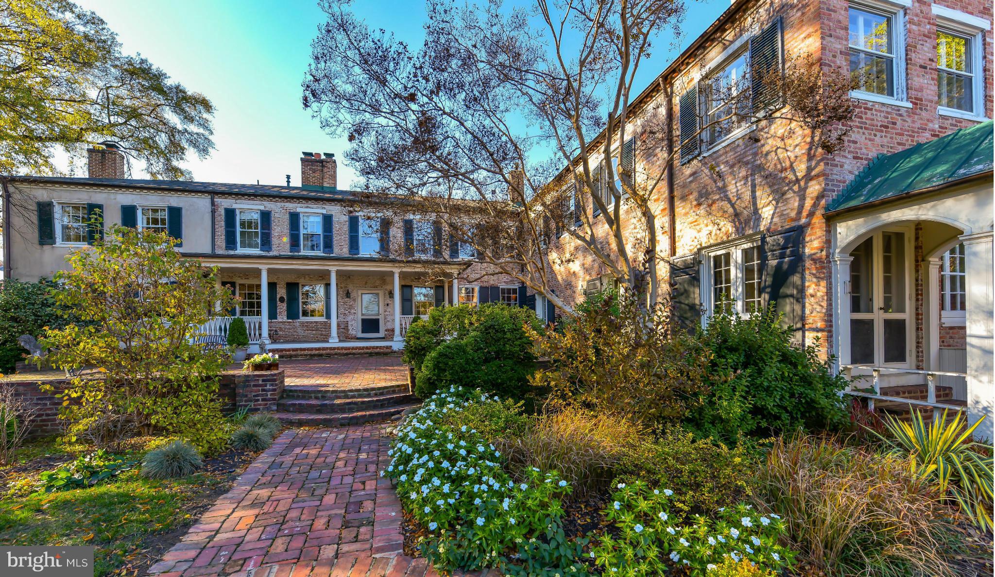 Historic home circa 1751 built by a sea captain,completely renovated with inviting public living spaces,11 fireplaces,a magnificent great room w/French doors to the patio.Chef's kitchen adjoins a sunny breakfast room&spacious bedrooms include a luxurious master suite.Off street parking for 1 car. Lots 401,403,405,413 were sold separately Dec. 2015. Tax records not accurate. Inquire listing agent.