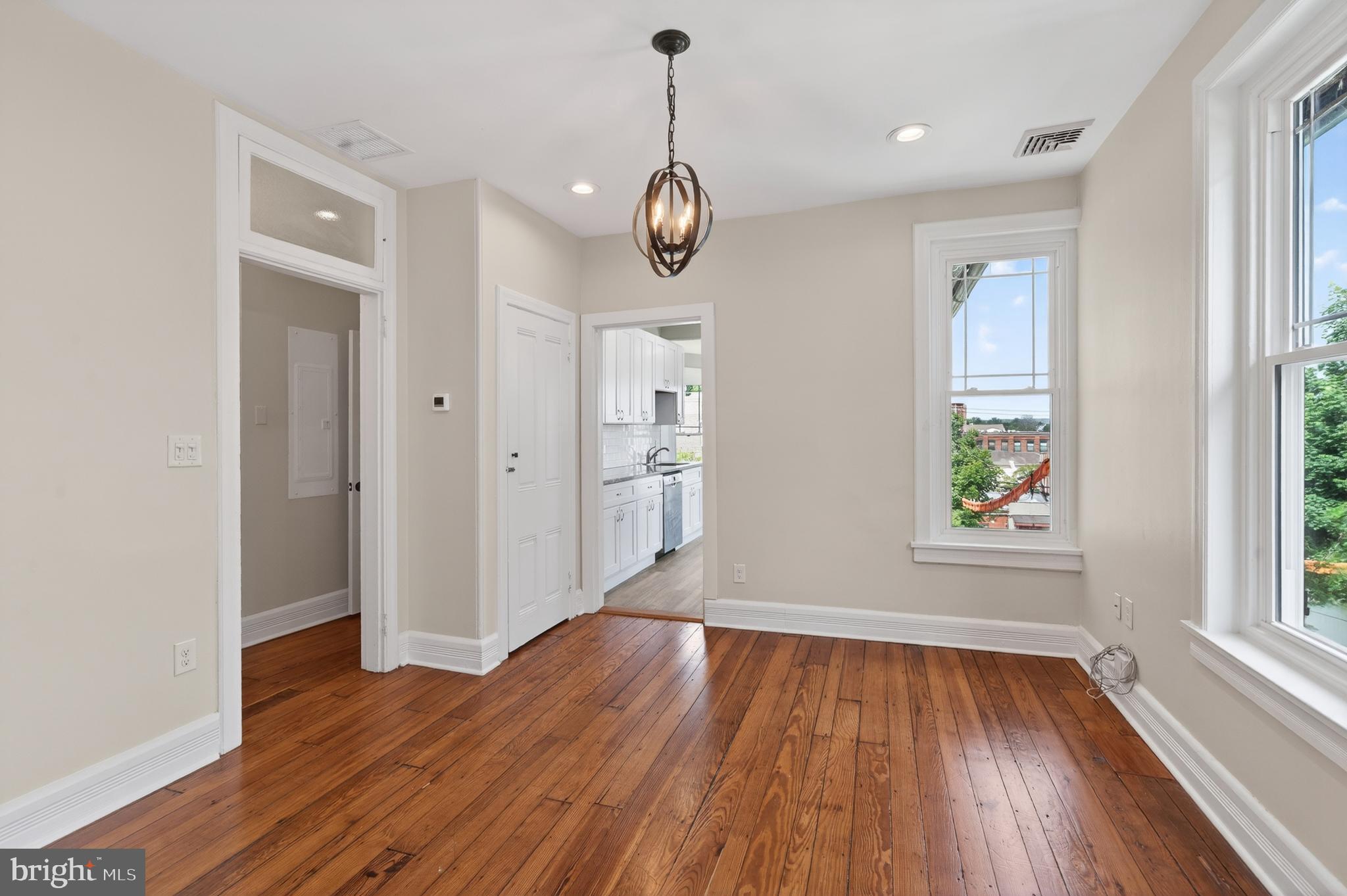 Rare opportunity to own a beautifully updated historic property on one of Phoenixville’s most desirable in-town streets, just steps from downtown restaurants, breweries, shops, trails, parks, and community events. This flexible two-unit property is ideal for an owner-occupant, house-hacker, or buyer looking to offset housing costs with existing rental income.
The owner’s upper unit features 3 bedrooms and 2 full bathrooms, with a full bath on each level, bright living spaces, updated finishes, and the character of a classic Phoenixville home. The first-floor apartment offers 2 bedrooms and 1 full bathroom and is currently rented for $2,295/month, providing immediate income from day one.
Recent improvements include a new roof in May 2026 and updated electric heat pump heating/cooling in May 2026, along with additional interior updates throughout. With an available owner’s unit, strong existing rent from the occupied apartment, and a prime walkable Gay Street location, 144 Gay Street offers a rare combination of lifestyle, flexibility, and long-term value.