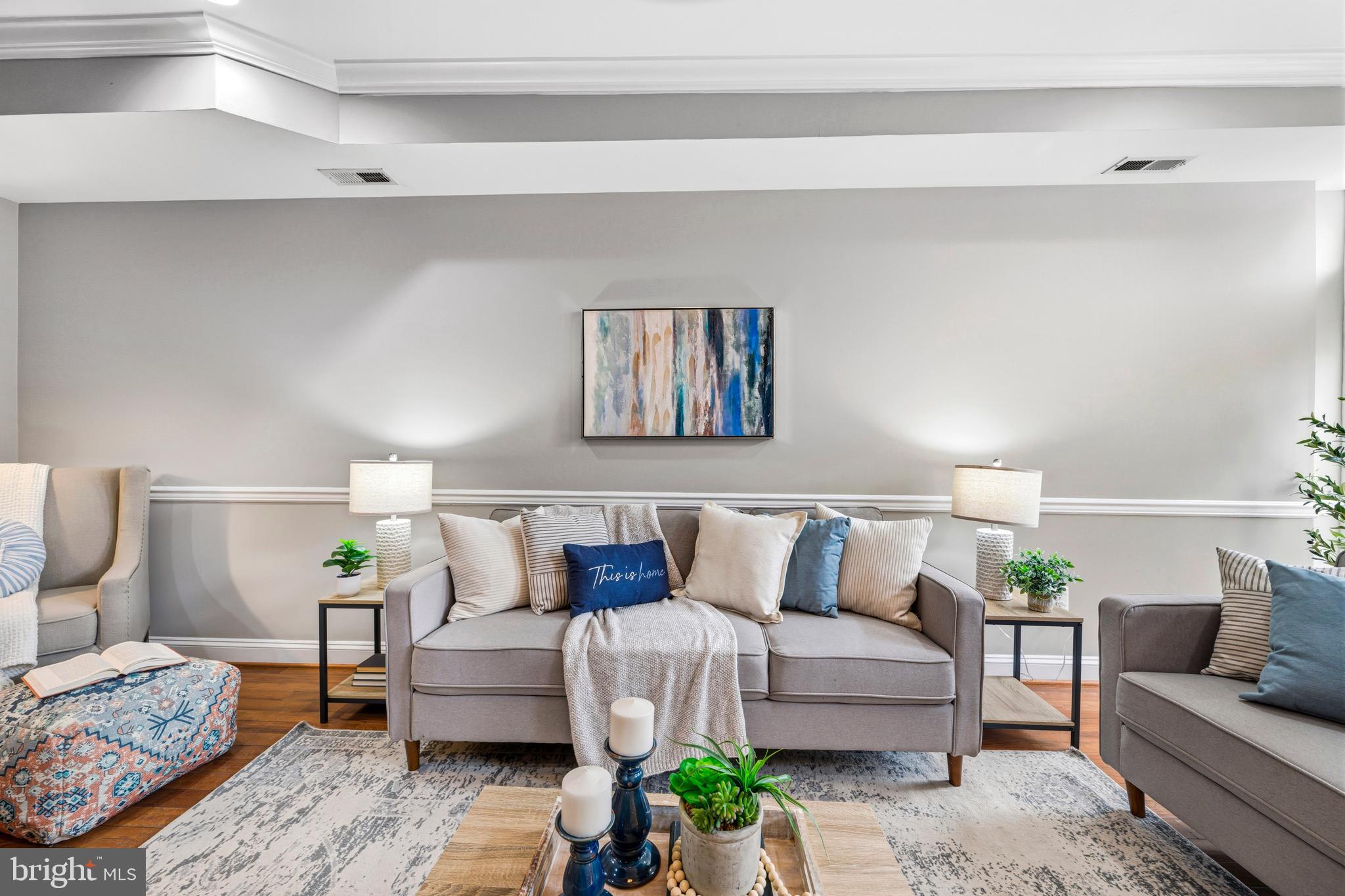 Rarely available Federal Hill rowhome offering 2,121 square feet of living space, three bedrooms, three full bathrooms, and one half bath, topped off with a spectacular rooftop deck showcasing unobstructed Baltimore skyline views.

The entire home has been freshly painted, and the floors are gleaming, creating a bright and move-in-ready feel throughout.

The main level features an open floor plan beginning with a welcoming living room that flows down the hall into a beautifully open kitchen with the dining area situated at the rear of the home—perfect for entertaining. A convenient half bath completes the main level.

The lower level is expansive and versatile, featuring a large living space with a window for natural light, a full bathroom, a utility/storage room, and an additional room that can easily function as a bedroom, office, or den.

Upstairs on the second level, you will find three bedrooms and two full bathrooms, including an owner’s suite. From this level, step out to the rooftop deck where you can enjoy breathtaking unobstructed views of the Baltimore city skyline.

Located in the heart of Federal Hill, this home places you moments from Federal Hill Park, Riverside Park, and Latrobe Park. Enjoy the vibrant restaurants, nightlife, and shopping around Cross Street Market, along with convenient grocery options including a large neighborhood grocery store and Harris Teeter. Commuters will appreciate the quick four-minute access to I-95.