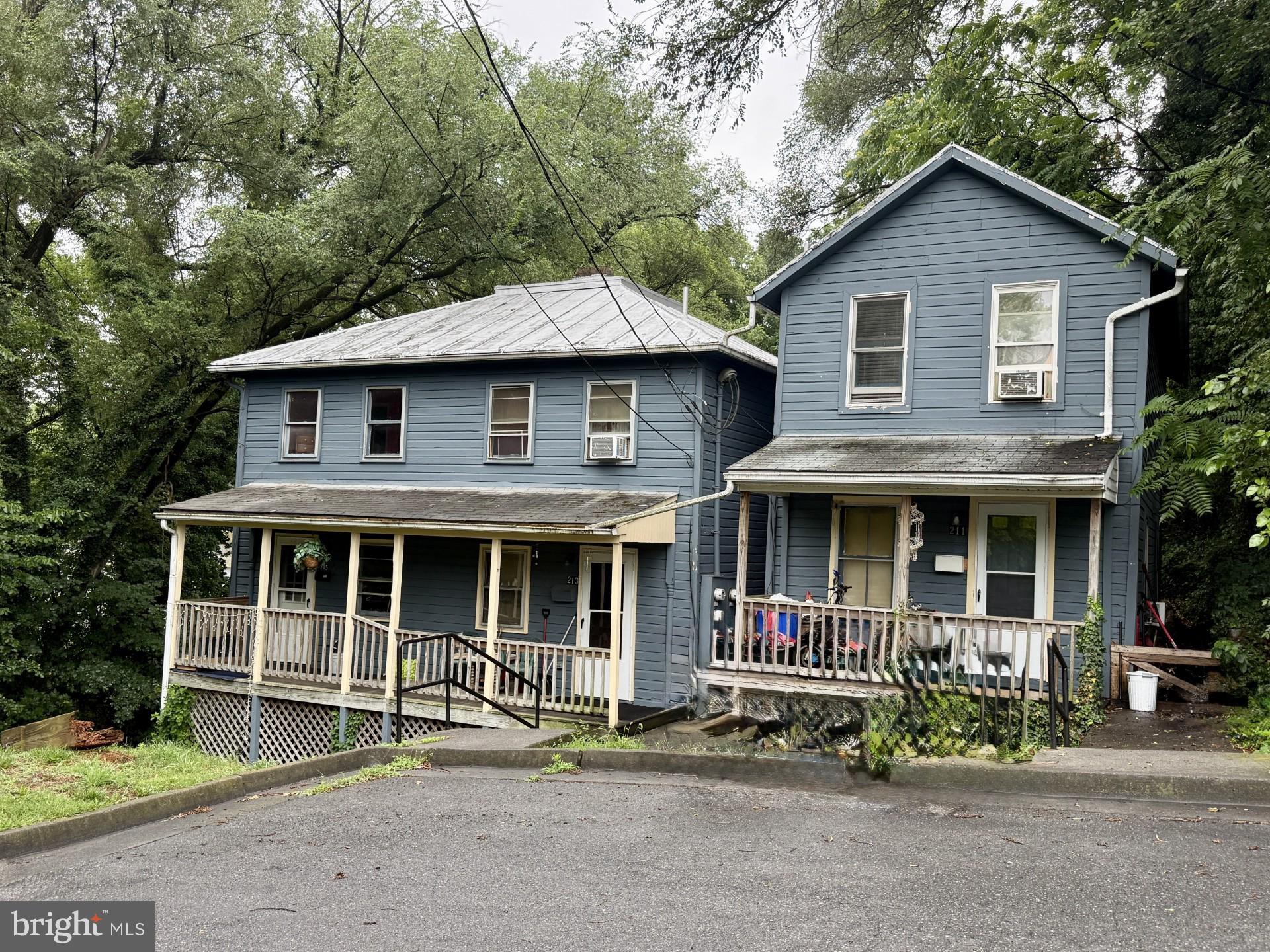 Exceptional investment opportunity in the heart of Winchester! This unique offering includes three income-producing rental units for one price: one duplex and one single-family home located at 211, 213, and 215 E. Clifford Street. The duplex features two separate 2-bedroom, 1-bath units, while the single-family home also offers 2 bedrooms and 1 full bath.

The properties are deeded separately as two parcels (tax #193-01-T-9 & 193-01-T-8) , providing added flexibility for future investment strategies. All occupied units are currently rented on month-to-month leases, offering the new owner maximum flexibility to adjust rents, renovate, or continue operating as investment properties. As of the listing date, one unit is vacant, presenting an immediate opportunity to place a new tenant at market rent or occupy the property.

Prospective buyers are welcome to drive by and walk the exterior of the properties. Interior showings are by appointment only. Whether you're looking to expand your rental portfolio or invest in a property with immediate income potential and future upside, this is a rare opportunity within Winchester City limits.