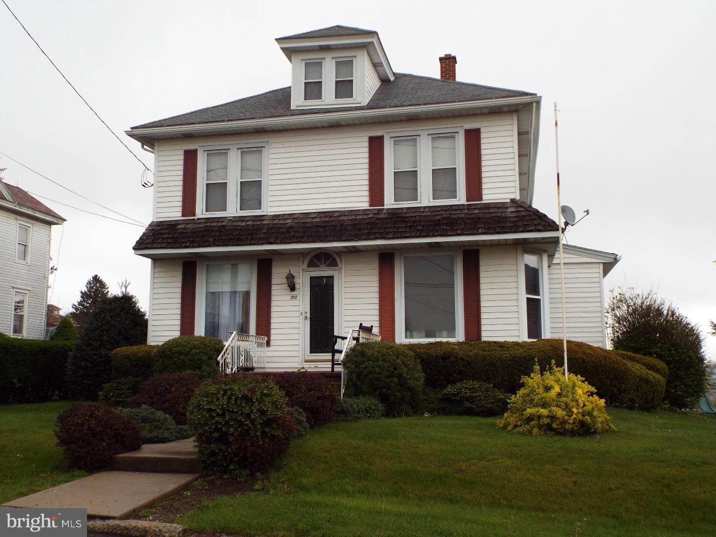 Lovely Move-in Ready 3 Bedroom, 1.5 Bath Tri-Valley home! Enjoy local community activities with Hegins Park, ball fields & pool just steps from your back yard. Oil heat with propane fireplace & wood-pellet stove as backup heat. Central Air, Carpeting throughout living room, Rec room, up the stairs and in hallway. Painted wood floor in dining rm plus solid wood pocket doors to Living rm. Glass Pocket doors from living rm to Rec room. Beautiful wood cabinets & computer area in large eat-in kitchen. Original woodwork throughout. Full basement and walk-up attic for storage. Patio for entertaining or relaxing,fenced yard, det. 1 car gar plus off street parking.  Close to Pool, park & ball fields.  Mailing Address Continued: Hegins  Color: White  Amp: 200