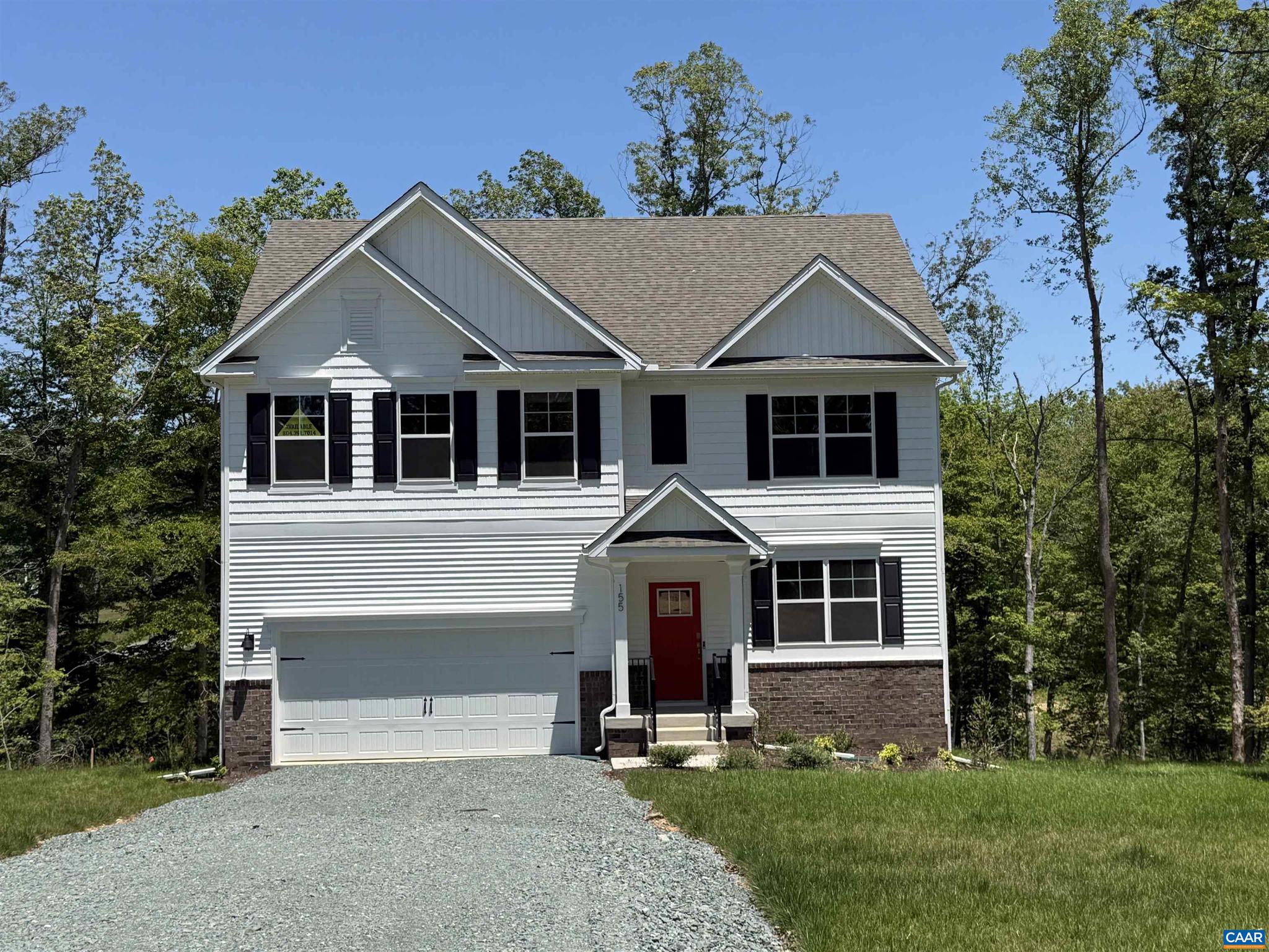 QUICK MOVE-IN! Welcome to the 2,511 sq ft Hayden model - a stunning new home on a spacious 1.5 acre homesite in the heart of Keswick, VA. This thoughtfully designed floor plan offers an open-concept main level with a spacious living room, dining area, modern kitchen with walk-in pantry, a full bedroom and bath, plus a versatile flex room perfect for a home office or playroom. Upstairs, you'll find a second living space, a luxurious primary suite with two large walk-in closets and a spa-like bath, three additional bedrooms, a full bath, and convenient upstairs laundry. Nestled just minutes from Charlottesville, Green Spring Estates blends modern comfort with timeless Virginia charm, surrounded by scenic countryside, wineries, mountain views, and historic attractions - everything you need to live, work, and play in peaceful luxury.,Granite Counter
