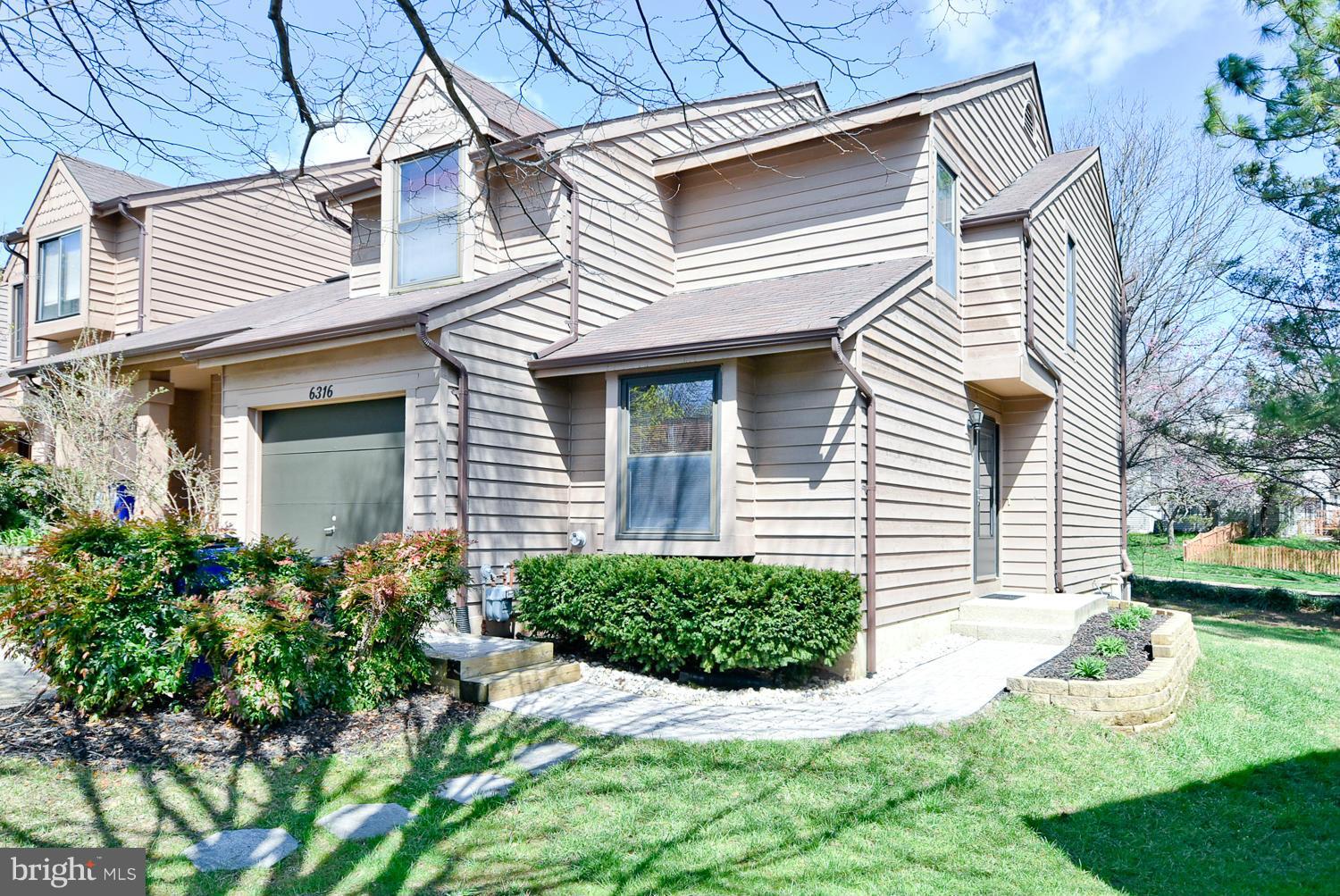Come Home to Columbia! Beautiful 3BD/2.5BA End Unit Townhouse with Attached Garage!   Meticulously Maintained w/Gorgeous Hardwoods, Stainless Steel Appliances, Open Floor Plan w/First Floor Den/Study, Large Bedrooms, Nestled on a Wooded Cul-De-Sac w/Community Walking Paths & Parks, NO CPRA,  Improved Deep Basement w/Great Storage & Workshop, Rough In for Powder Room & Expansion.  Columbia Schools!