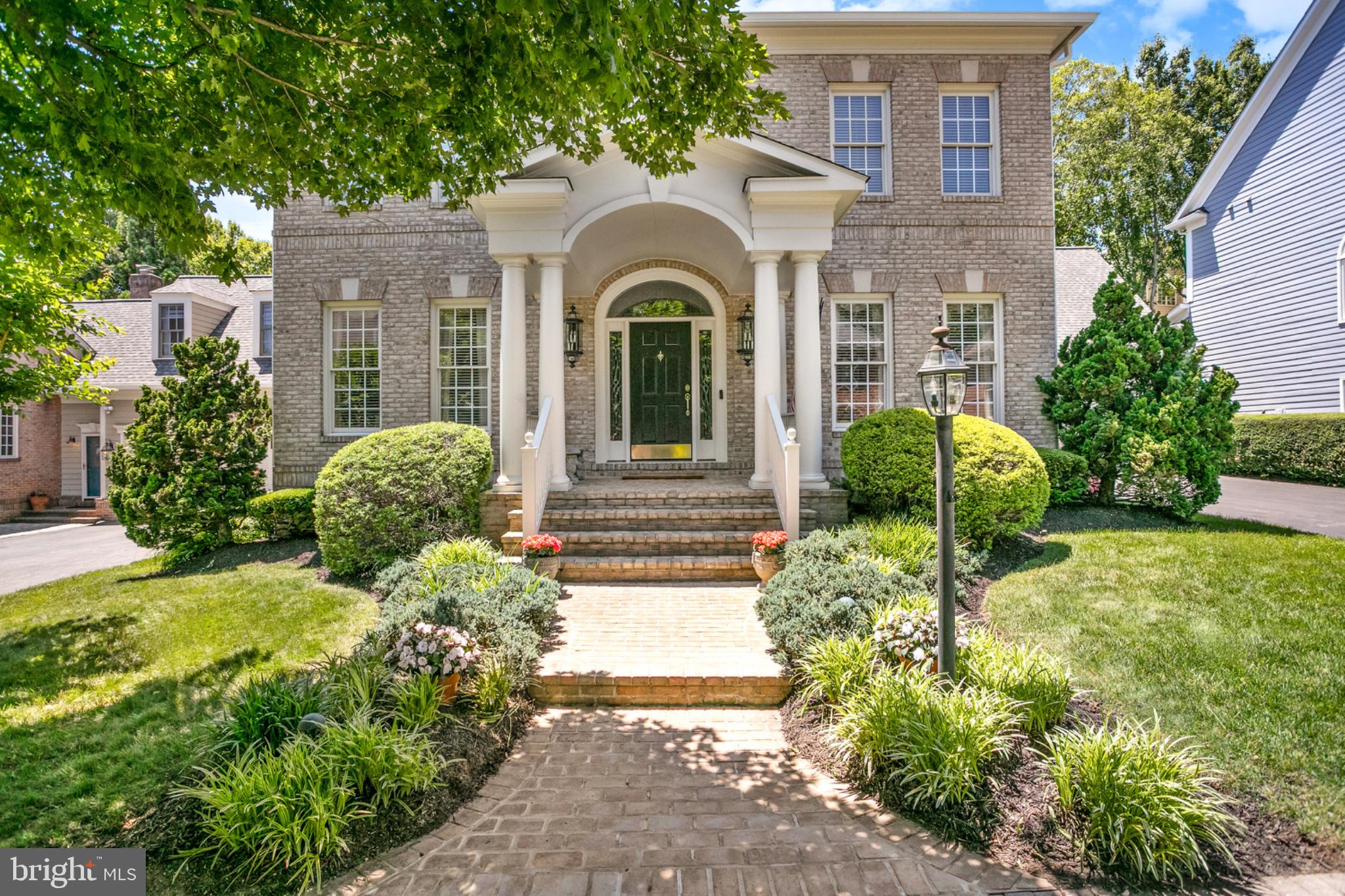 This exquisite traditional home, built in 1998, offers a harmonious blend of elegance and comfort, perfect for those seeking a luxurious family  lifestyle. Spanning 4,839 square feet, the residence features five spacious bedrooms and five beautifully appointed bathrooms, including a primary suite with a jetted soaking tub and a stall shower, ensuring a serene retreat. Step inside to discover stunning hardwood floors that flow seamlessly throughout the main living areas, complemented by plush carpeting in the bedrooms. The heart of the home is the gourmet kitchen, equipped with high-end appliances, including a double oven and built-in range, alongside an inviting breakfast area and a central island, ideal for culinary enthusiasts and entertaining guests. The family room, adorned with crown moldings and recessed lighting, creates a warm family atmosphere, while the formal dining room offers an elegant space for gatherings. Enjoy cozy evenings by the  fireplaces, or bask in natural light from the skylights and double-hung windows. Outside, the meticulously landscaped lot features a private rear yard and a charming front yard, providing a tranquil escape. The attached oversized garage offers ample storage and convenience, with additional driveway space for guests. This home is not just a residence; it's a lifestyle, where luxury meets comfort in every detail. Experience the perfect blend of sophistication, family life and warmth in this exceptional property.
New roof, gutters, rain guards December 2025…AC and furnaces serviced last week. Be the second owners of this meticulously maintained home. Interior pictures and floor plans Saturday!