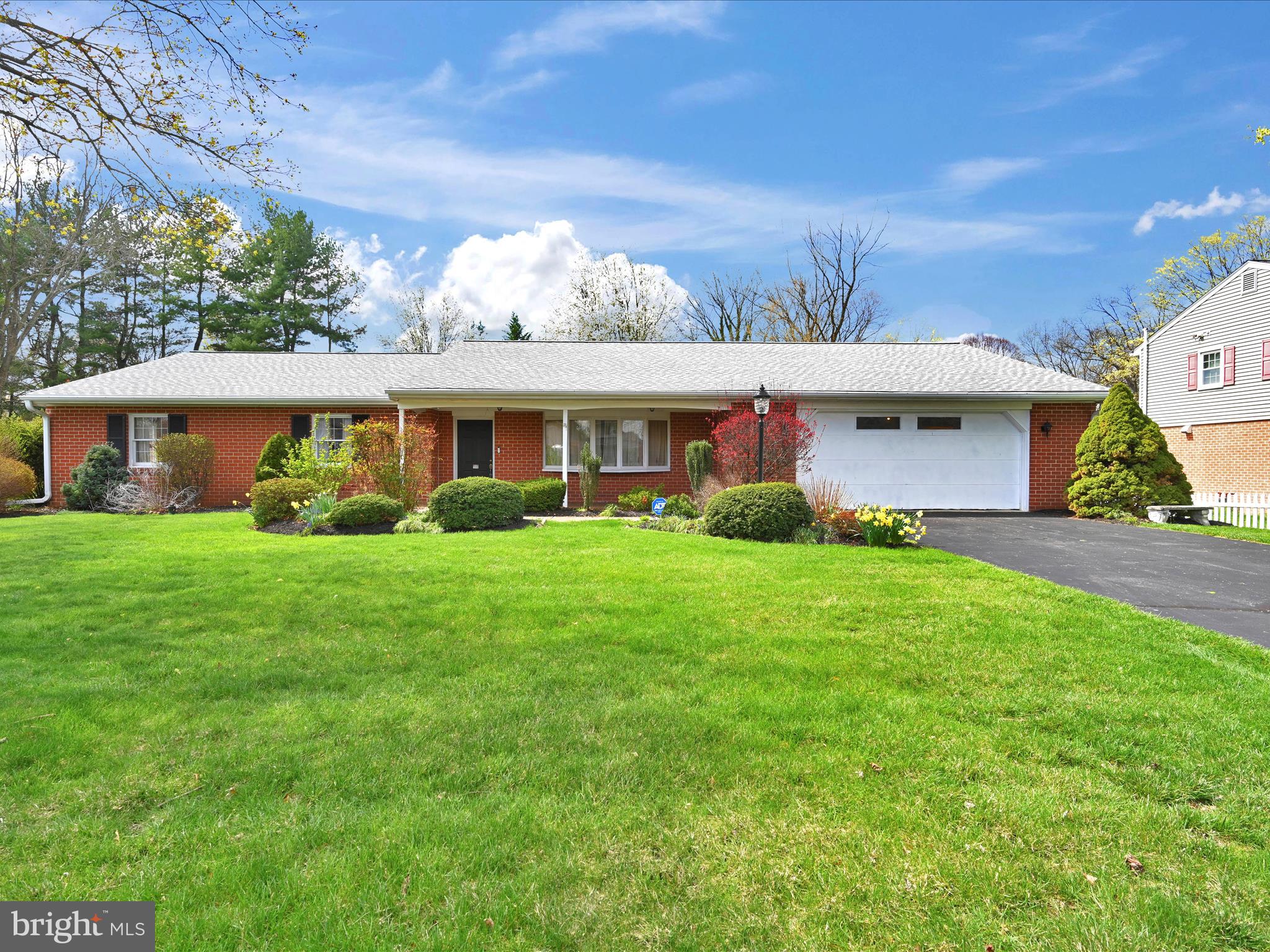 Easy, Wheelchair-Accessible Living in Manheim Township

Enjoy effortless living in this spacious 3-bedroom, 2-bath rancher, centrally located in Manheim Township’s desirable Bloomingdale neighborhood. Thoughtfully designed for full wheelchair accessibility, this home features extra-wide doors and hallways, plus a convenient roll-in shower.

The primary bedroom includes an additional flex space—perfect for a private sitting area or home office. Recent upgrades include a new roof, dishwasher, and range (March 2025), an updated electrical panel, a steel garage door, gutter guards, and a whole-house generator for peace of mind.

A standout feature is the oversized she-shed in the backyard, complete with a loft, heating, and A/C—ideal for a home office, creative studio, or retreat.