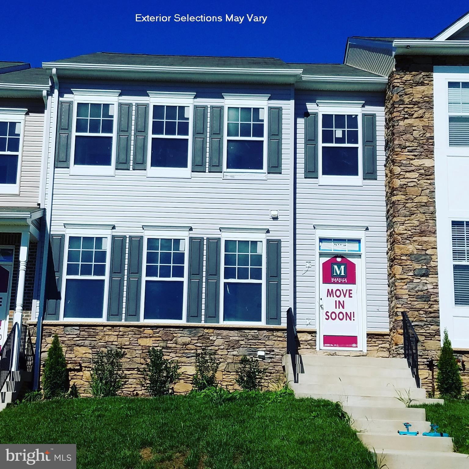 Brand New Townhome w/ a September 2018 Delivery! W/$10,000 CLOSING! "Compton" Rear Kitchen Model,  2-Car Rear Load Garage, Hardwood at 1st floor, Stainless Steel Appliances,Granite Counters, Gas Cooking, Gas Heat, Tankless Water Heater. Finished Rec/ room & Full bath in basement, Community Amenities feature: Clubhouse, Pool, Basketball & Tennis Courts, Playground.