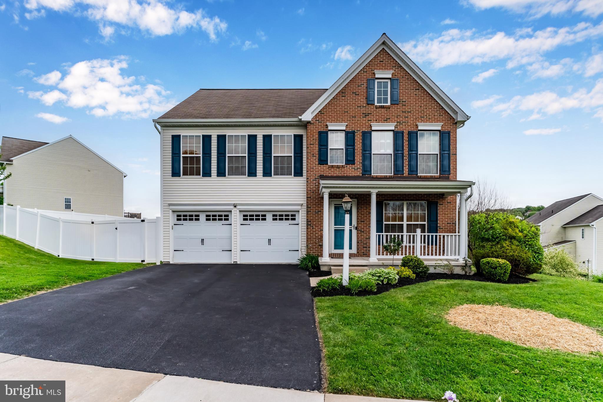 Nestled in the desirable neighborhood of Sage Hill in the sought after Dallastown School District,  this  4-bedroom, 3.5-bath home offers nearly 3,000 square feet of total living space designed for both everyday comfort and entertaining. From the moment you step inside, you’ll appreciate the flexible layout and inviting atmosphere throughout. A front living room with French doors provides the perfect space for a home office, playroom, or additional sitting area.

The heart of the home features an open-concept family room, kitchen, and dining area filled with natural light from an abundance of windows. The spacious family room is highlighted by a cozy gas fireplace, while the kitchen impresses with a large center island, rich espresso cabinetry, granite countertops, gas cooking, stainless steel appliances, and ample workspace for cooking and gathering. Sliding glass doors lead to the large privacy-fenced backyard, offering plenty of room to relax, entertain, or enjoy outdoor living.

Upstairs, a cozy loft area offers the perfect spot for a small home office, study nook, reading area, or workspace, alongside all four bedrooms and the conveniently located laundry room. The generously sized primary suite features a large walk-in closet and private ensuite bath, while the second bedroom also offers a walk-in closet. A full hall bath services the additional bedrooms, creating functionality for family and guests alike.

The finished lower level with marble flooring adds even more entertaining and recreational space, complete with a full bath—ideal for a media room, game room, home gym, or guest retreat.

Recent improvements include a new hot water heater, new sump pump, new Bosch dishwasher, new microwave, new washer, and a privacy-fenced rear yard for added peace of mind.

Positioned just a short stroll from the local park and only minutes from golf courses, restaurants, shopping, and everyday conveniences, this home offers more than just a place to live—it offers a lifestyle. Don’t miss the opportunity to make this exceptional property your next home!