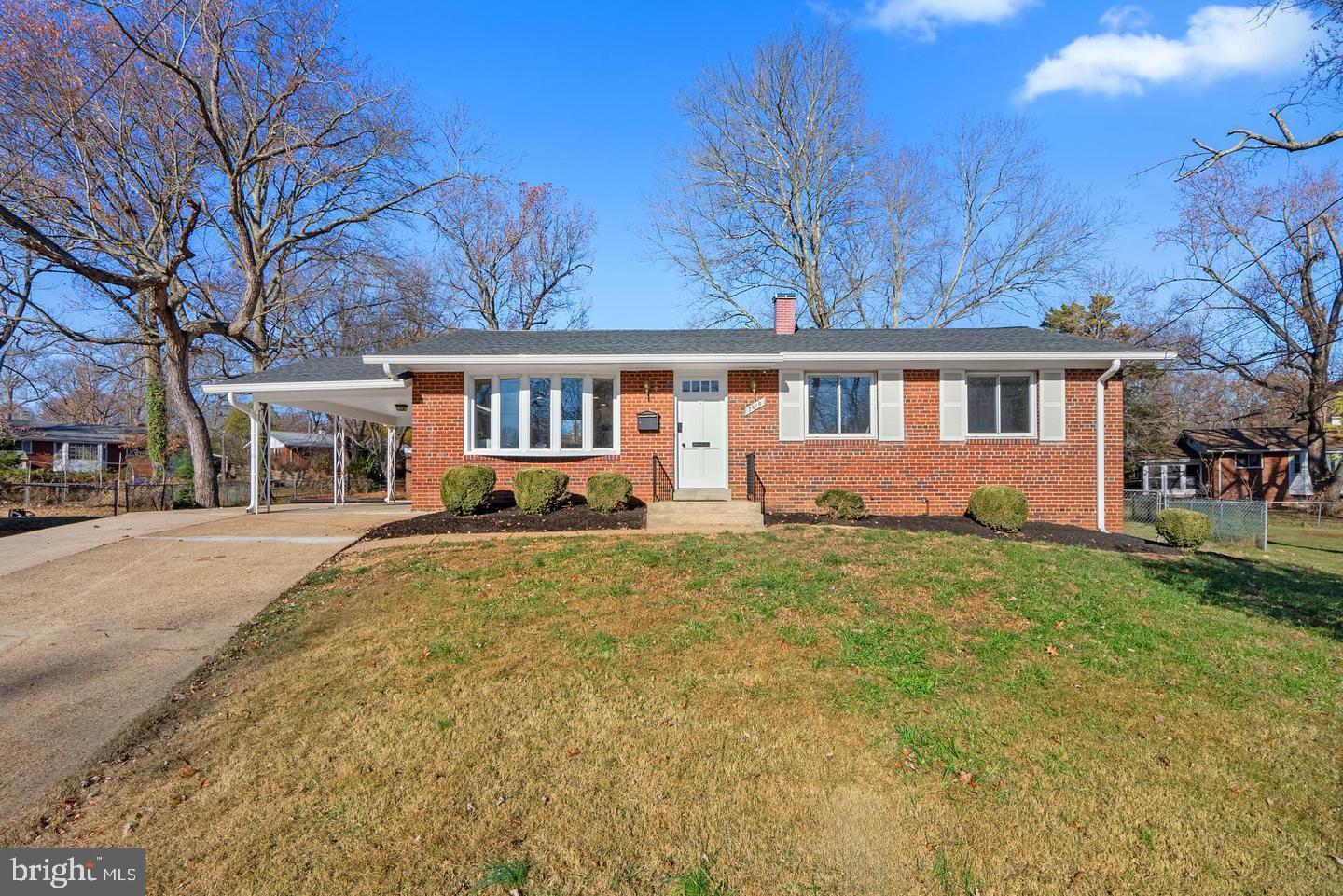 Welcome to this beautifully renovated, move-in-ready rambler with a finished basement in the desirable College Park Estates community. Completely remodeled from top to bottom in 2025 including  new roof, new windows, new flooring, updated major appliances, fresh paint, and many additional improvements. The spacious layout offers 5 bedrooms, including 3 on the main level, and 3 full bathrooms. The main level features  hardwood floors, beautifully renovated bathrooms, and a fully updated kitchen with a large center island, stainless-steel appliances, and plenty of space for cooking and entertaining. Step outside to a spacious, level backyard—perfect for gatherings, recreation, or simply relaxing outdoors. The home’s inviting and practical layout provides comfortable living space for a variety of needs. The finished lower level offers two additional bedrooms and one full bathroom, providing flexible space for guests, a home office, recreation, or additional living needs.. Conveniently located near the University of Maryland, with easy access to Washington, D.C., Baltimore, and Annapolis. The property is also close to shopping, dining, public transportation, major commuter routes, and military installations. This is a wonderful opportunity to enjoy a fully renovated home in a highly desirable location—truly ready for you to move in and make it your own!