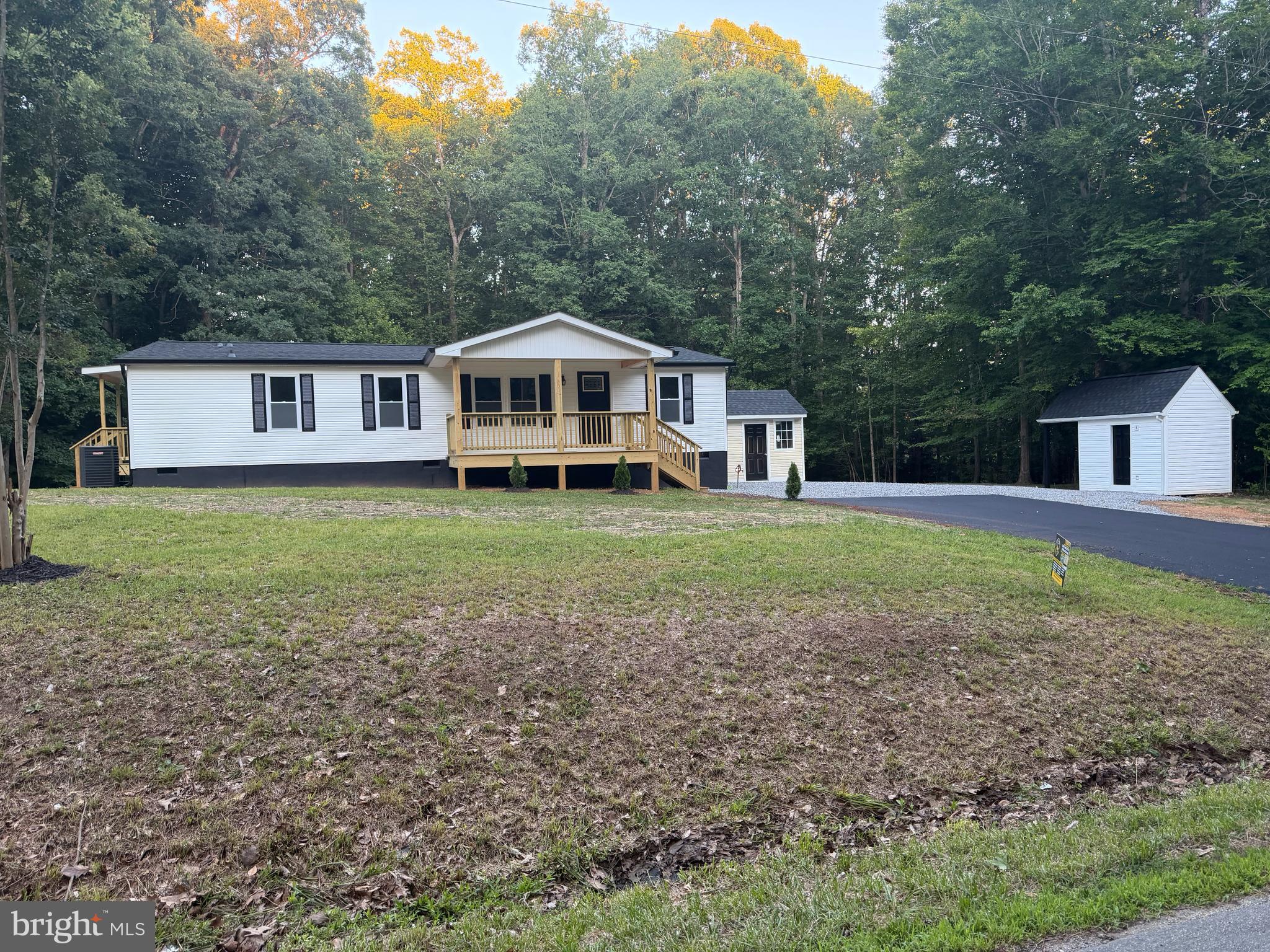 Welcome to 13577 Countyline Church Road in Woodford, VA—a beautifully updated 3-bedroom, 2-bath home offering the perfect combination of modern upgrades and peaceful country living. Situated on 2.53 private acres, this move-in-ready property provides the space, comfort, and freedom you've been searching for.

Inside, you'll find a bright, inviting floor plan featuring fresh paint, new flooring throughout, and an updated kitchen complete with modern cabinetry, countertops, and newer appliances. Both bathrooms have been tastefully renovated, creating stylish, functional spaces you'll enjoy every day. The spacious primary suite includes a private bath and plenty of closet space, while the additional bedrooms offer flexibility for family, guests, or a home office.

Major system updates—including a newer roof and HVAC system—offer peace of mind and added value for years to come.  while high-speed internet makes working from home or streaming your favorite shows a breeze.

Step outside to enjoy the expansive property from the welcoming front porch or spacious back porch, ideal for morning coffee or evening sunsets. The yard provides space for pets and play.  Whether you're dreaming of gardening, raising animals, or simply enjoying wide-open spaces, this property offers endless possibilities.

Conveniently located between Fredericksburg and Richmond with easy access to major highways, you'll enjoy the tranquility of country living without sacrificing convenience to shopping, dining, schools, and commuter routes.

If you've been looking for an updated home on acreage with no HOA, modern improvements, and room to live the lifestyle you want, this exceptional property is one you won't want to miss. Schedule your private showing today!
