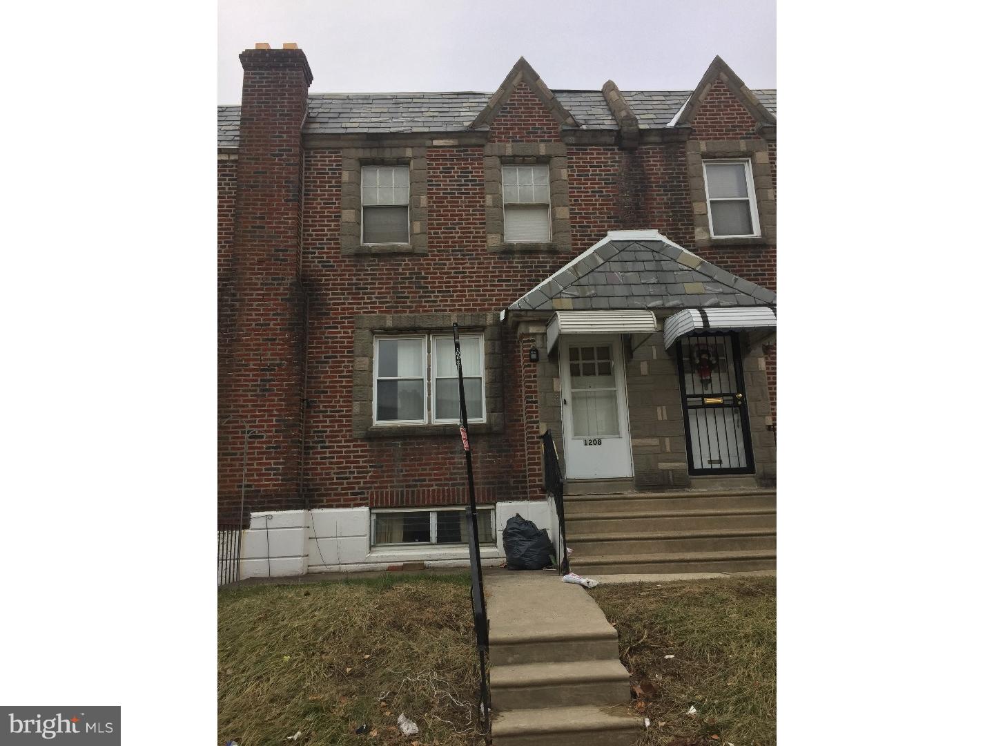 Welcome to 1208 Passmore st, a 3 bed 1 bath brick-front rowhome with garage and front yard in the Lawncrest section of NorthEast Philly! Home is in need of some TLC and would be a perfect opportunity for an investor or owner occupant looking to put in some sweat equity. The first floor is an open concept layout with conjoined living and dining area and a spacious kitchen. Upstairs you will find 2 medium sized bedrooms along with a larger bedroom and 3 piece full bath. Basement area for storage/bonus room and access to rear garage. Schedule your showing today!