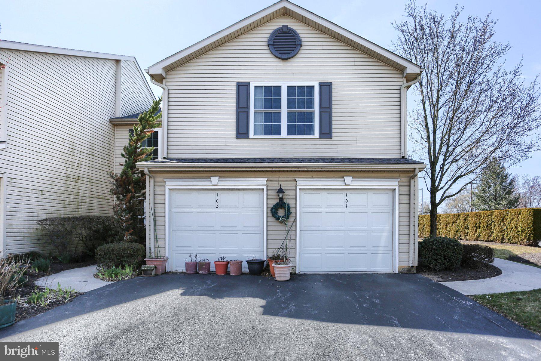 Welcome to this charming two-bedroom, two-bath, second-floor condo for rent in a convenient neighborhood just minutes from Hershey and Harrisburg. This beautifully maintained unit offers an open floor plan, perfect for comfortable living and entertaining.  The spacious living area seamlessly flows into the dining and kitchen spaces, creating an inviting atmosphere. A private 1-car garage adds convenience and storage.   The tenant is responsible for electric, gas, and water utilities. Sewer and trash services are included in the rent.  Small dogs under 30 lbs are considered (no cats, please), and the tenant must maintain renters insurance for the lease. A good credit score is required.   Don't miss the opportunity to call this lovely condo home! Schedule your tour today! 

Interior photos are of a similar unit with the same floor plan.